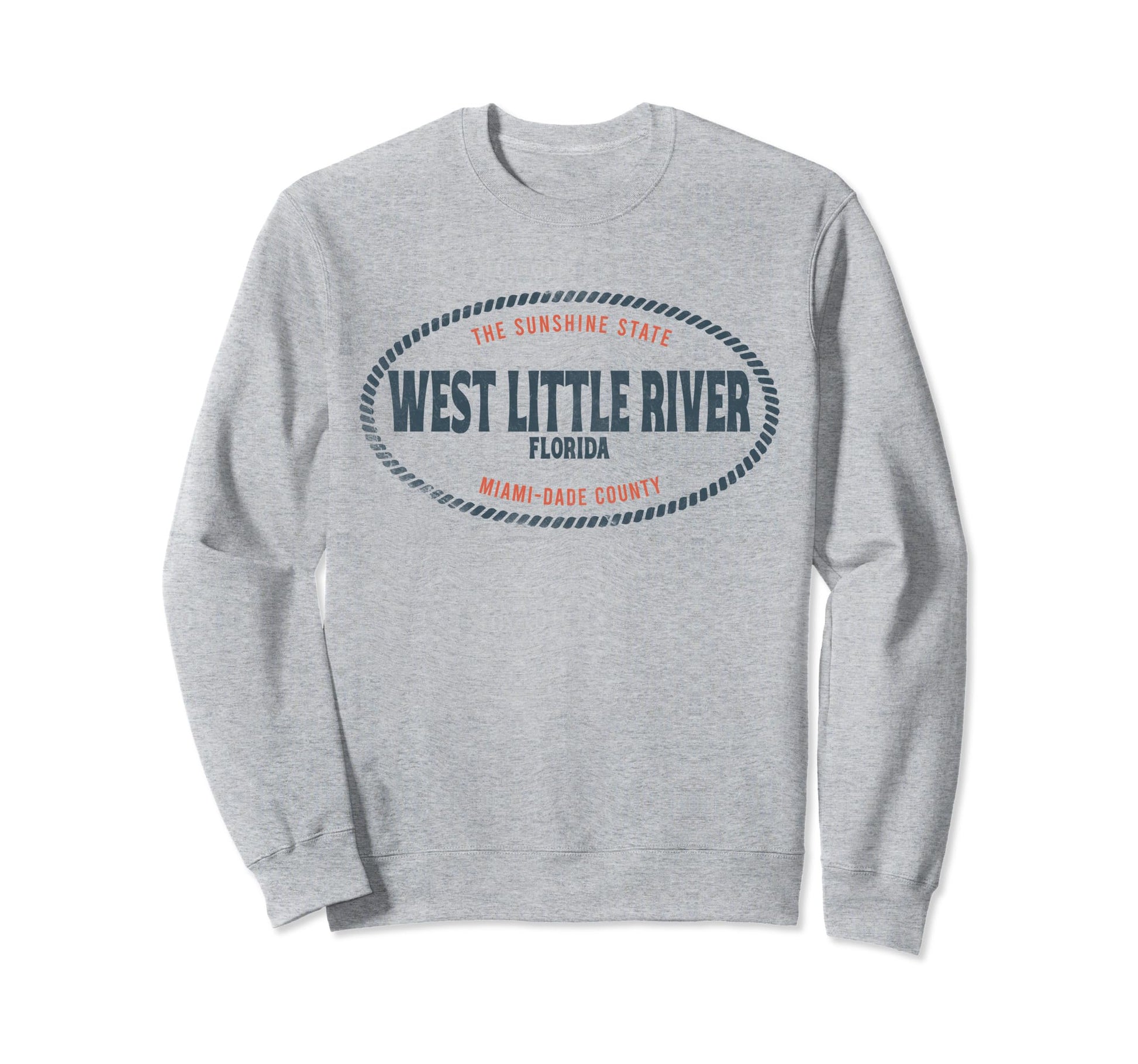 Casual West Little River Florida Sweatshirt - Trendy Graphic for Adults - T-Shirt, Sweatshirt, Hoodie