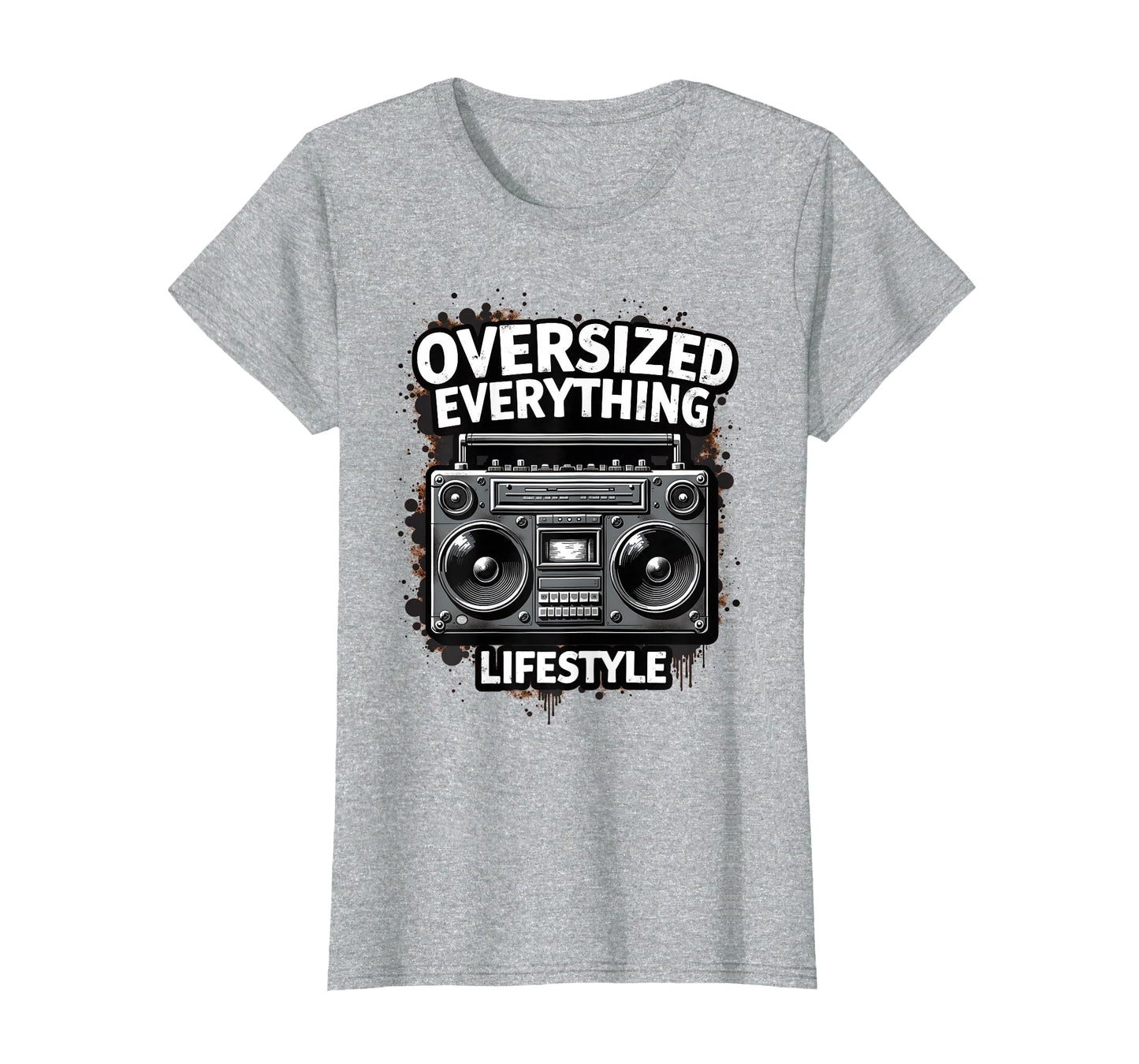 Oversized Everything Grunge T-Shirt - Fun Novelty Design Men Women - T-Shirt, Sweatshirt, Hoodie