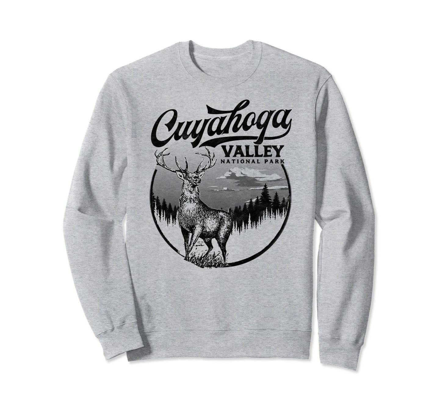 Cuyahoga Valley National Park Buck Sweatshirt - Custom Art Print Unisex - T-Shirt, Sweatshirt, Hoodie