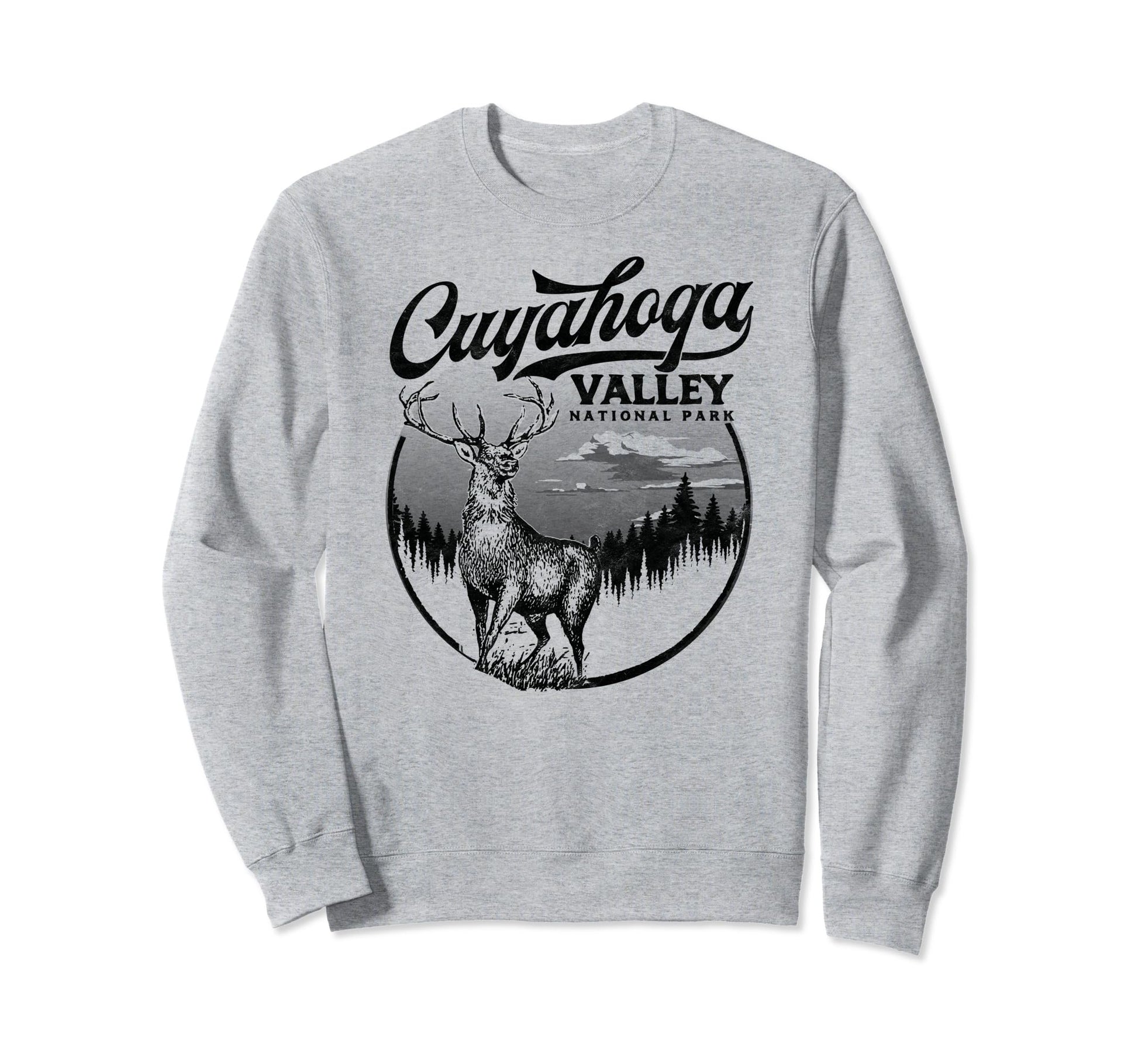 Cuyahoga Valley National Park Buck Sweatshirt - Custom Art Print Unisex - T-Shirt, Sweatshirt, Hoodie