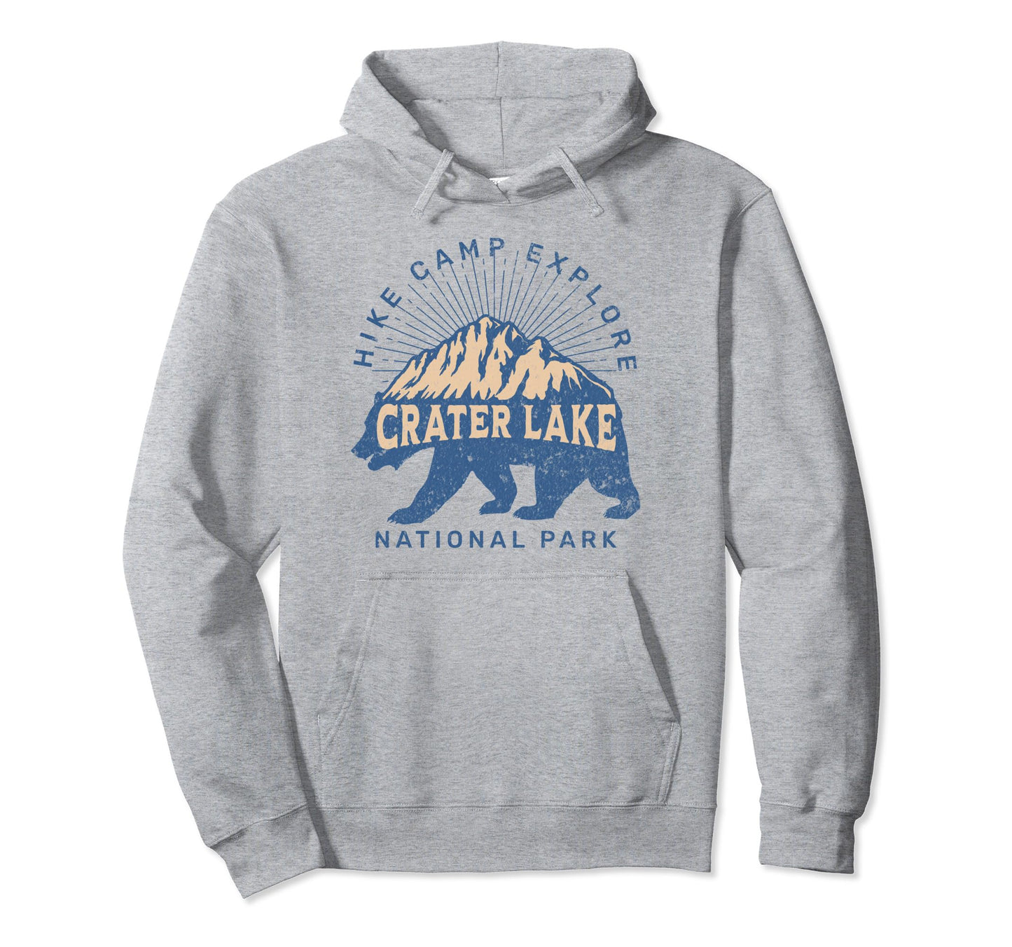 Crater Lake National Park Oregon Sweatshirt - Trendy Graphic for Adults - T-Shirt, Sweatshirt, Hoodie