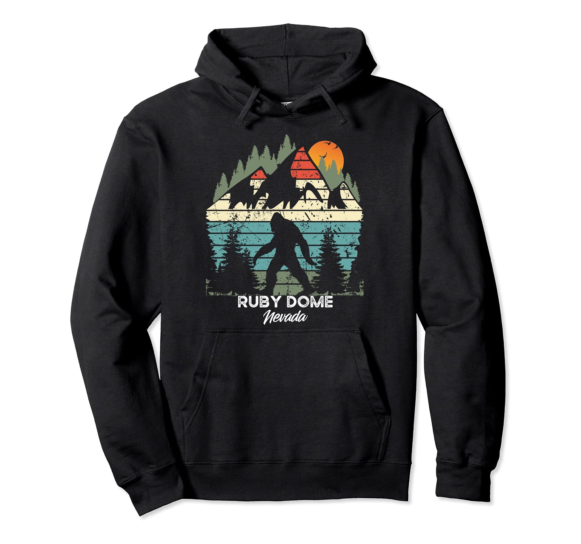 Ruby Dome Nevada National Park 80S Hoodie - Custom Art Print for Adults - T-Shirt, Sweatshirt, Hoodie