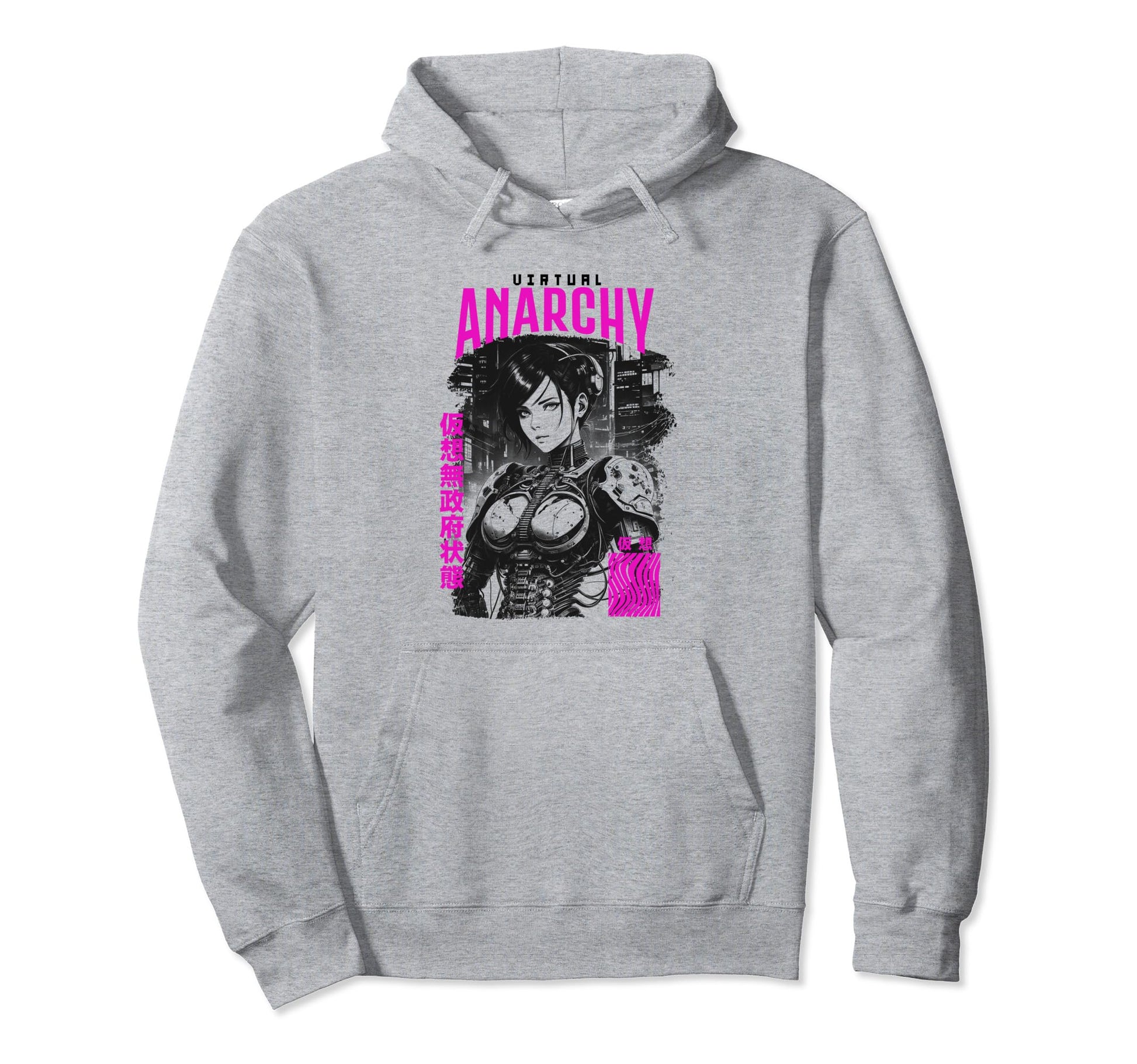 Japanese Anime Urban Cyber Vaporwave Hoodie - Casual Everyday Wear Unisex - T-Shirt, Sweatshirt, Hoodie