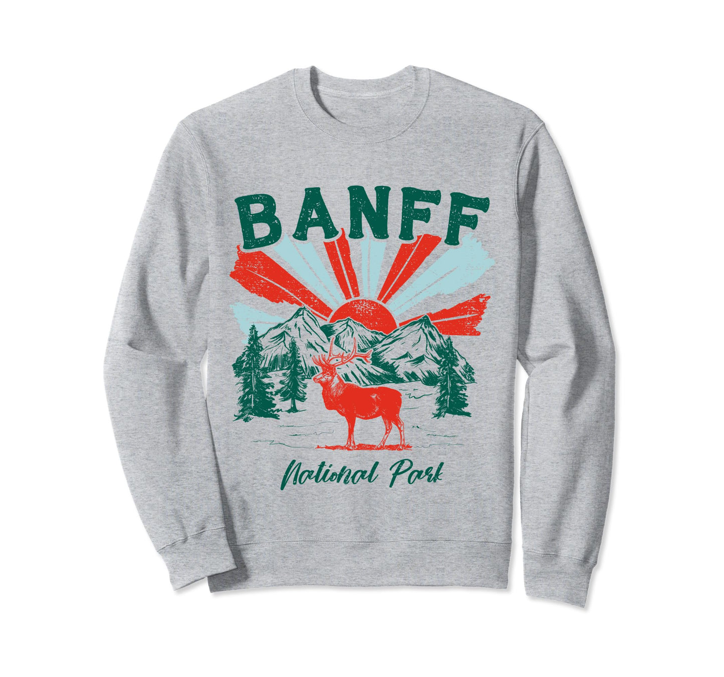 Banff Canadian National Park Sweatshirt - Aesthetic Graphic Men Women - T-Shirt, Sweatshirt, Hoodie