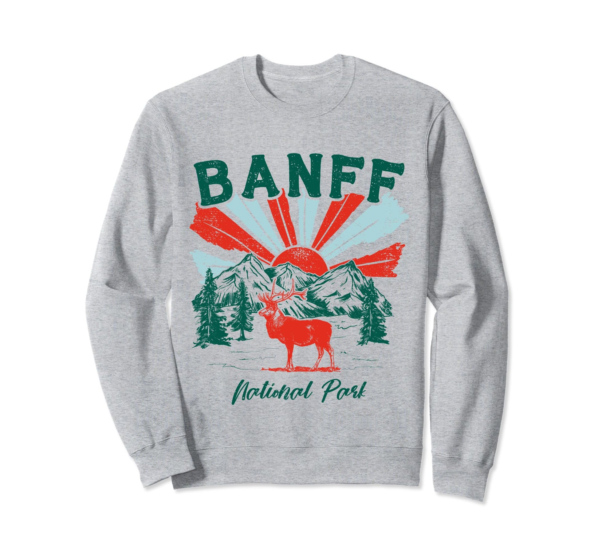 Banff Canadian National Park Sweatshirt - Aesthetic Graphic Men Women - T-Shirt, Sweatshirt, Hoodie
