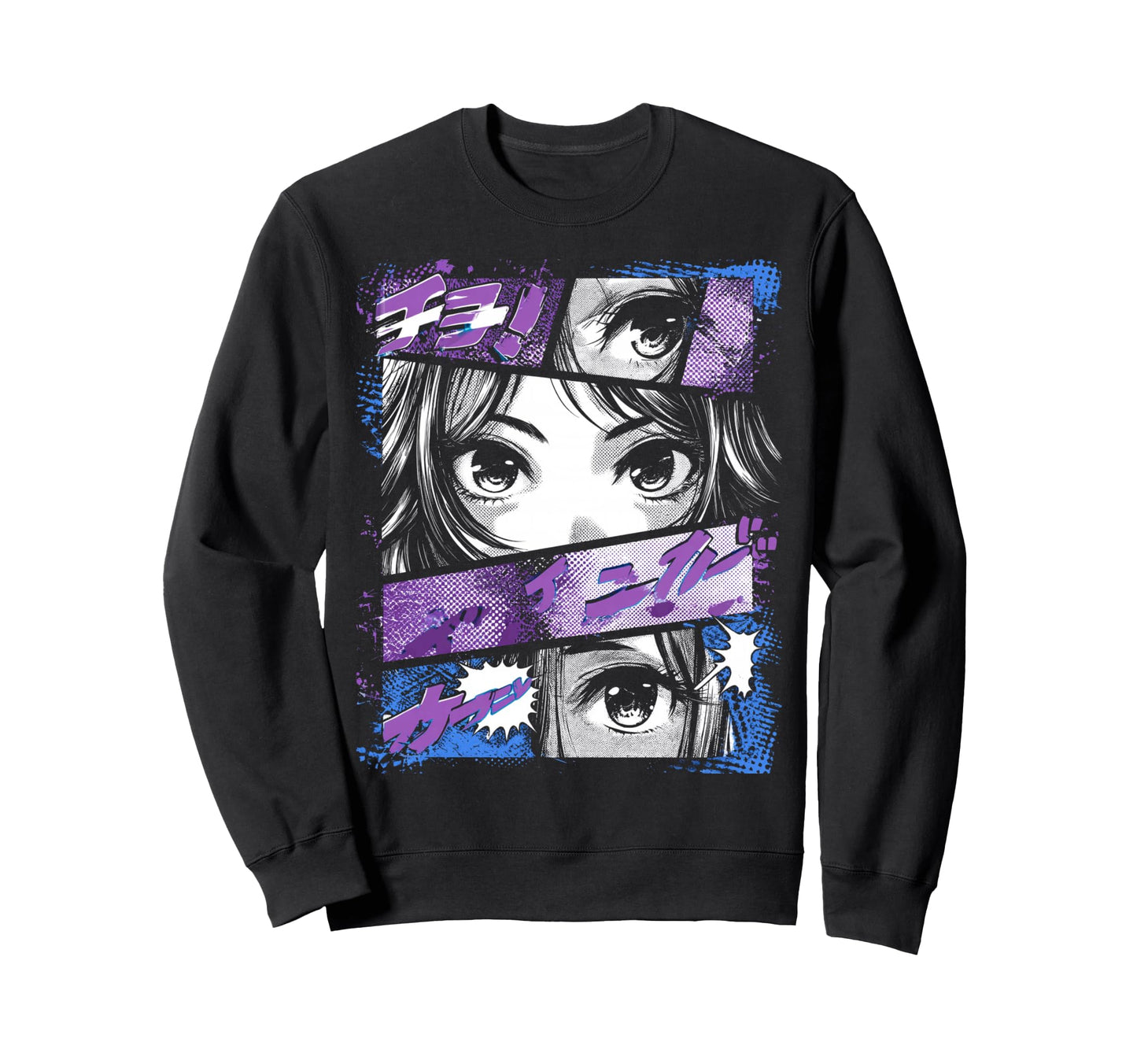Goth Grunge Demon Anime Waifu Sweatshirt - Streetwear Style Men Women - T-Shirt, Sweatshirt, Hoodie