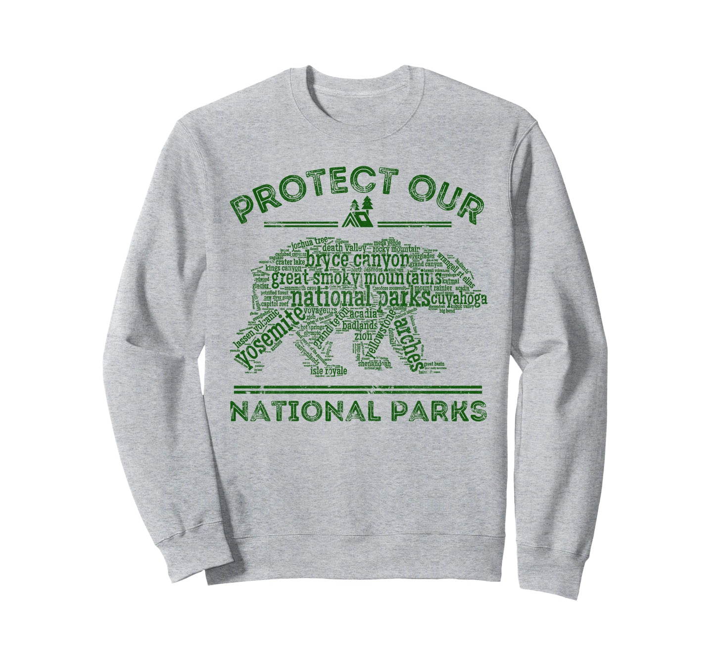 Protect Our Parks National Park Sweatshirt - Custom Art Print Men Women - T-Shirt, Sweatshirt, Hoodie