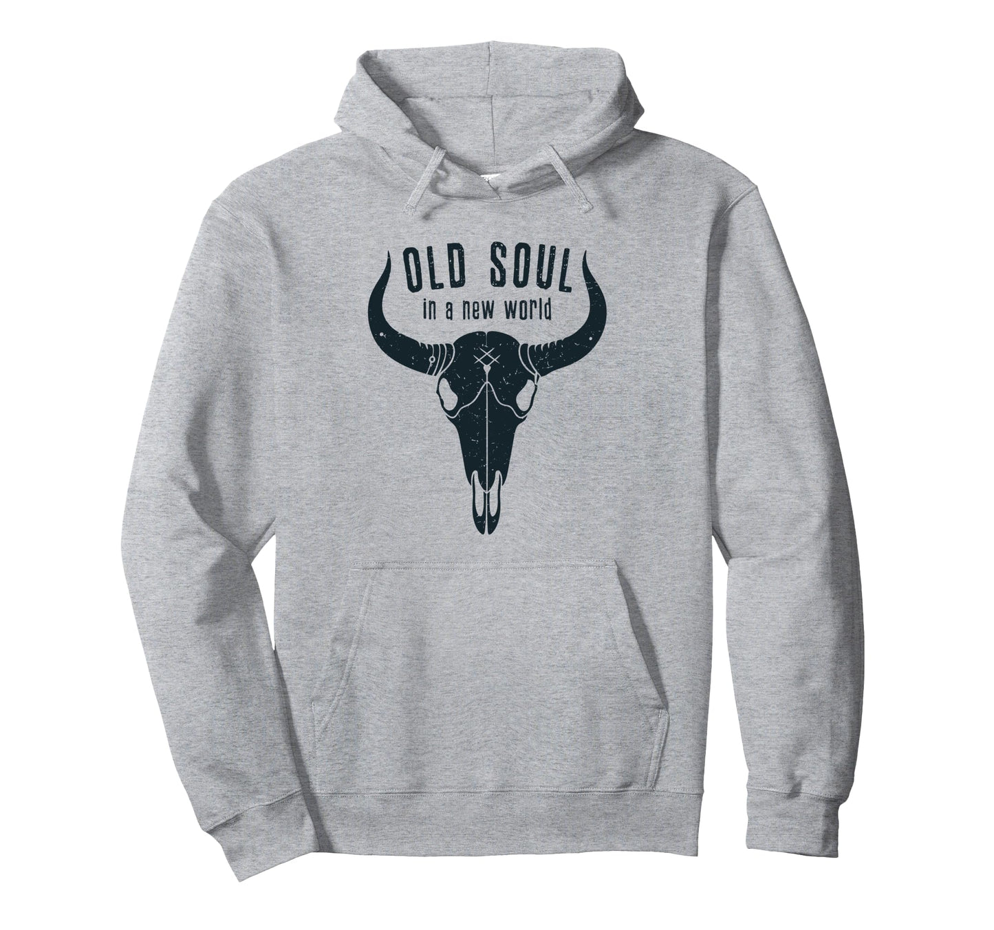 Living New World Old Soul Western Hoodie - Aesthetic Graphic for Adults - T-Shirt, Sweatshirt, Hoodie