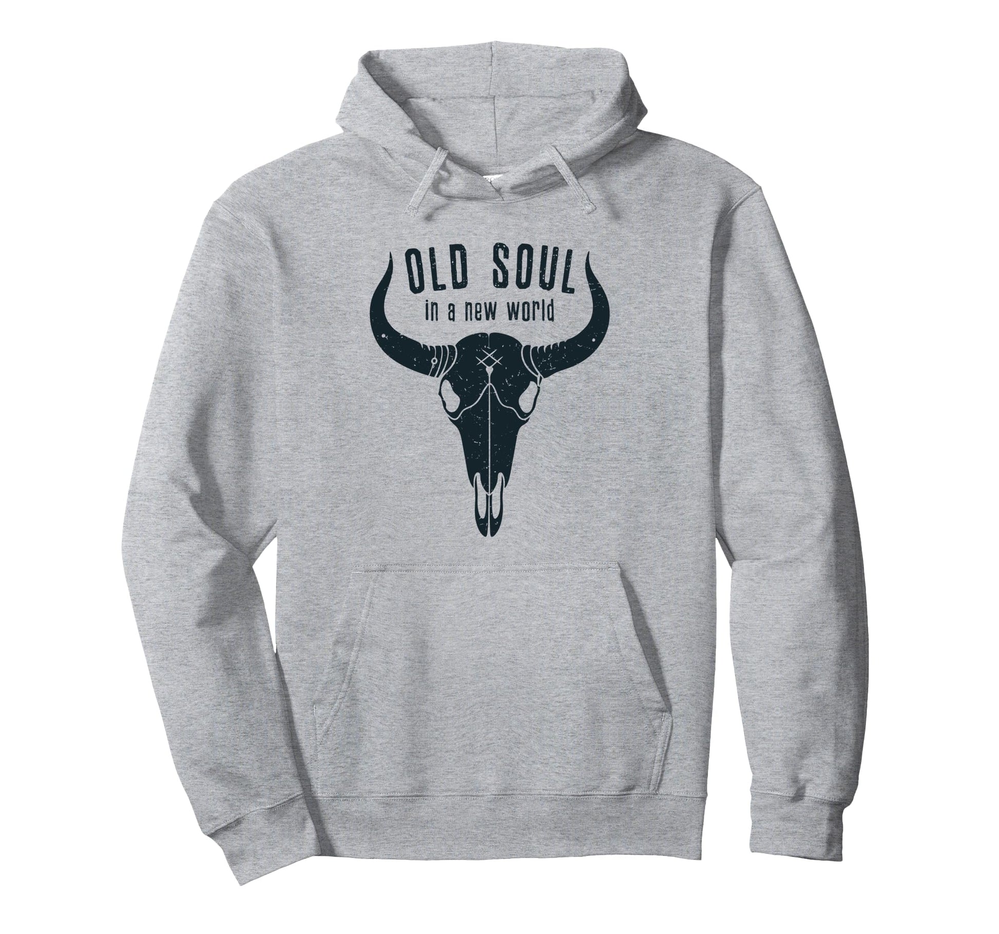 Living New World Old Soul Western Hoodie - Aesthetic Graphic for Adults - T-Shirt, Sweatshirt, Hoodie
