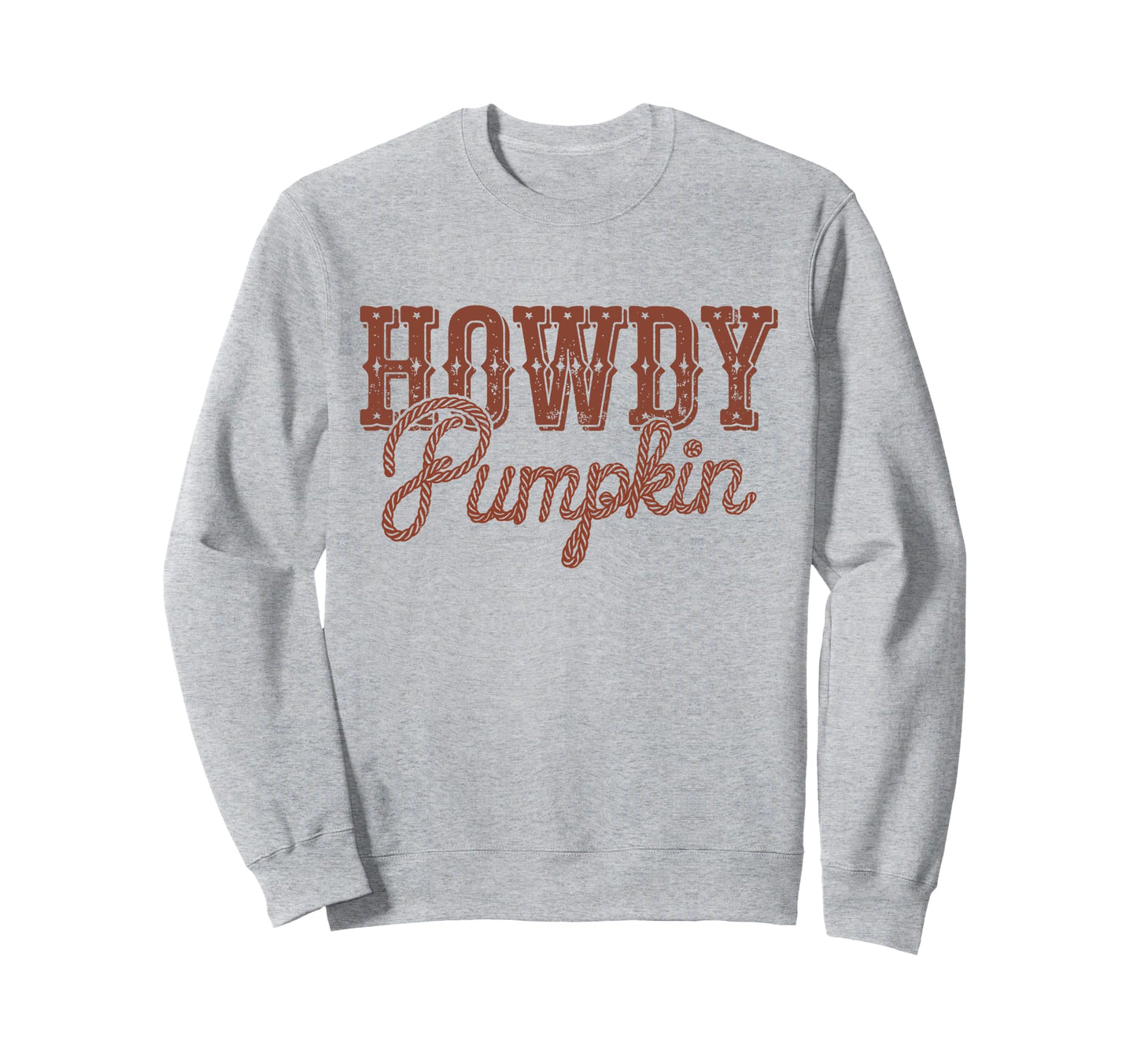 Howdy Pumpkin Western Fall Sweatshirt - Aesthetic Graphic Men Women - T-Shirt, Sweatshirt, Hoodie