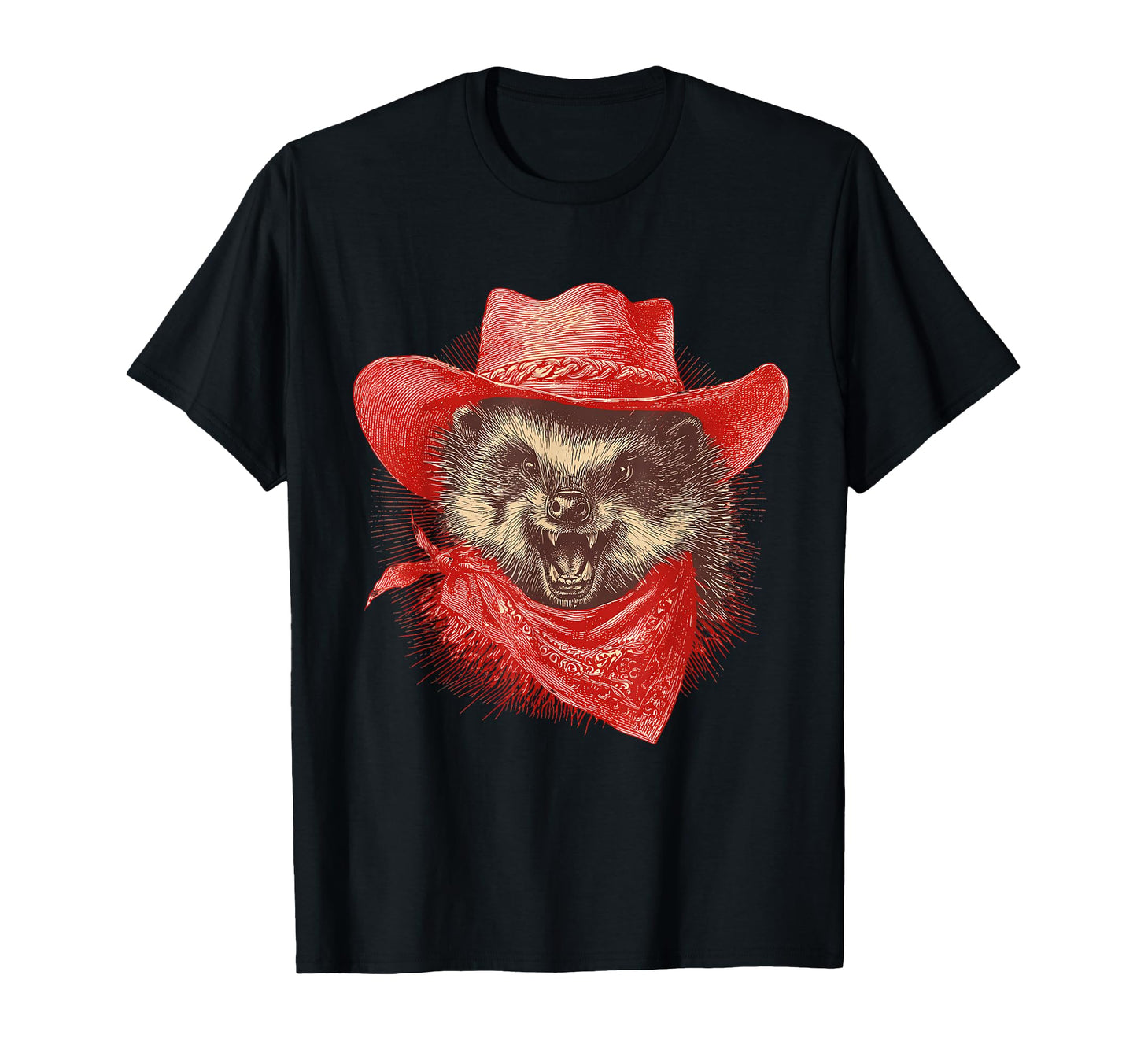 Country Cowboy Hedgehog Rodeo Cowgirl T-Shirt - Unique Graphic Men Women - T-Shirt, Sweatshirt, Hoodie