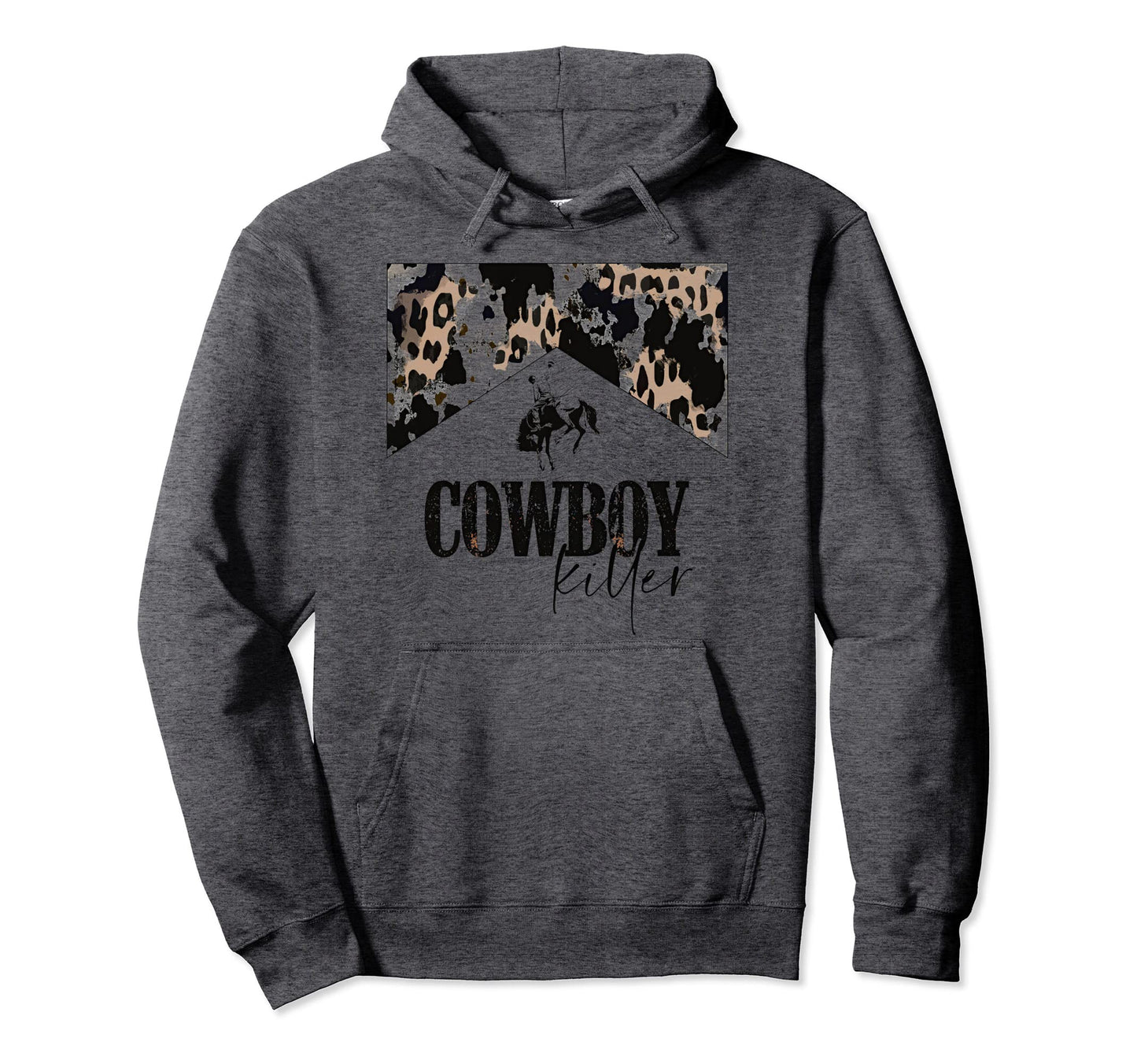 Cowboy Killer Western Leopard Hoodie - Aesthetic Graphic for Adults - T-Shirt, Sweatshirt, Hoodie