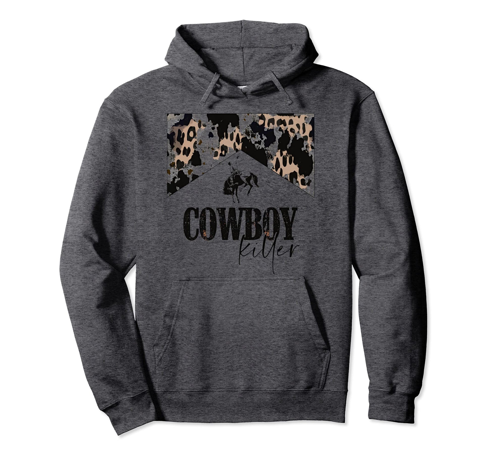 Cowboy Killer Western Leopard Hoodie - Aesthetic Graphic for Adults - T-Shirt, Sweatshirt, Hoodie