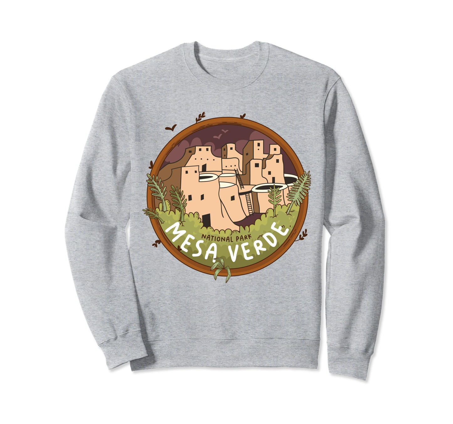 Mesa Verde Us National Park Colorado Sweatshirt - Fun Novelty Design Unisex - T-Shirt, Sweatshirt, Hoodie