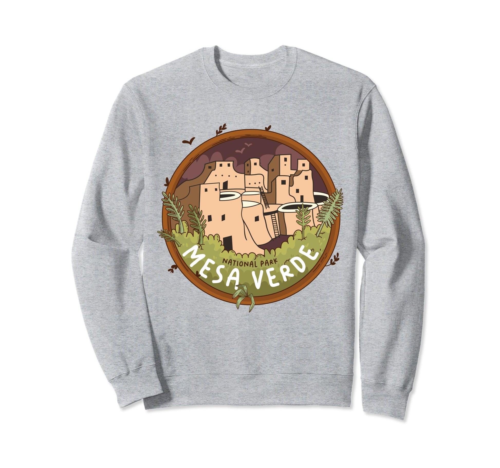 Mesa Verde Us National Park Colorado Sweatshirt - Fun Novelty Design Unisex - T-Shirt, Sweatshirt, Hoodie