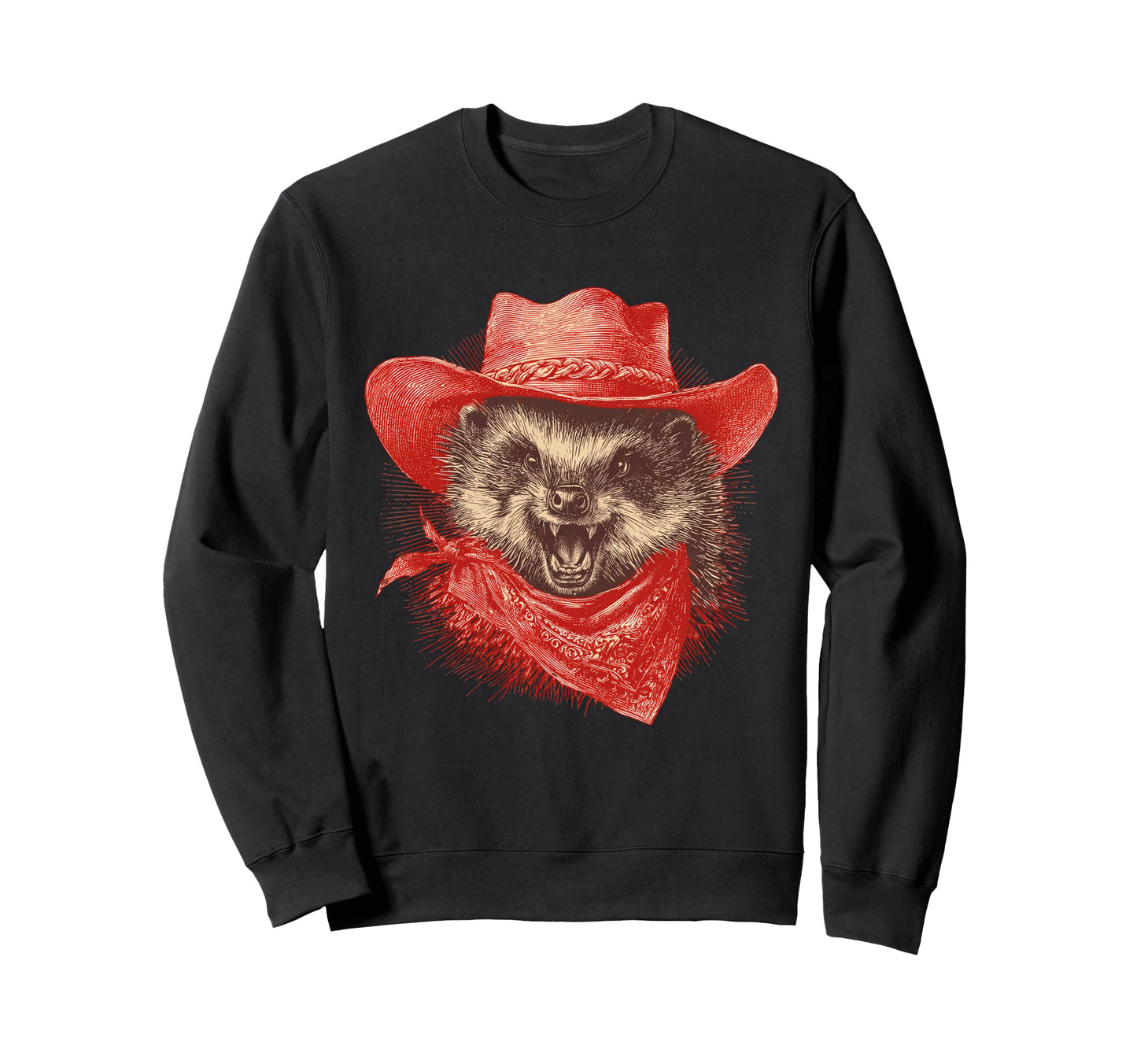 Country Cowboy Hedgehog Rodeo Sweatshirt - Trendy Graphic Men Women - T-Shirt, Sweatshirt, Hoodie