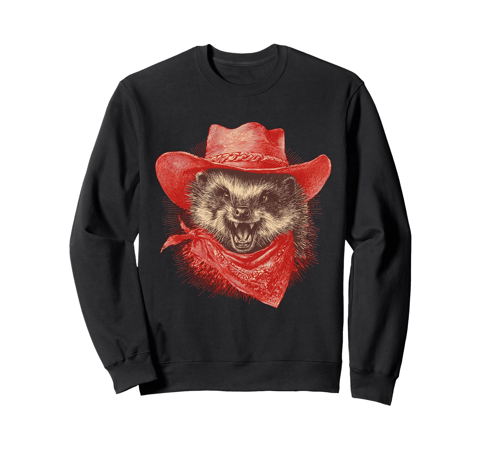 Country Cowboy Hedgehog Rodeo Sweatshirt - Trendy Graphic Men Women - T-Shirt, Sweatshirt, Hoodie