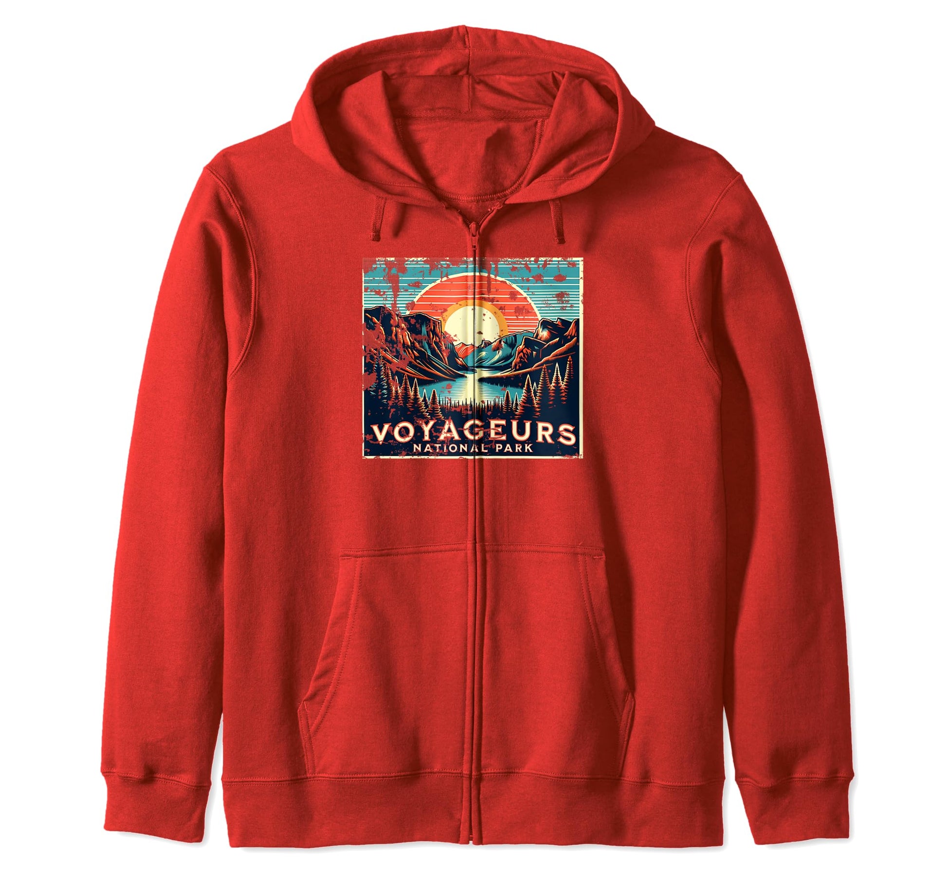 Voyageurs National Park Minnesota Usa Hoodie - Graphic Print for Adults - T-Shirt, Sweatshirt, Hoodie