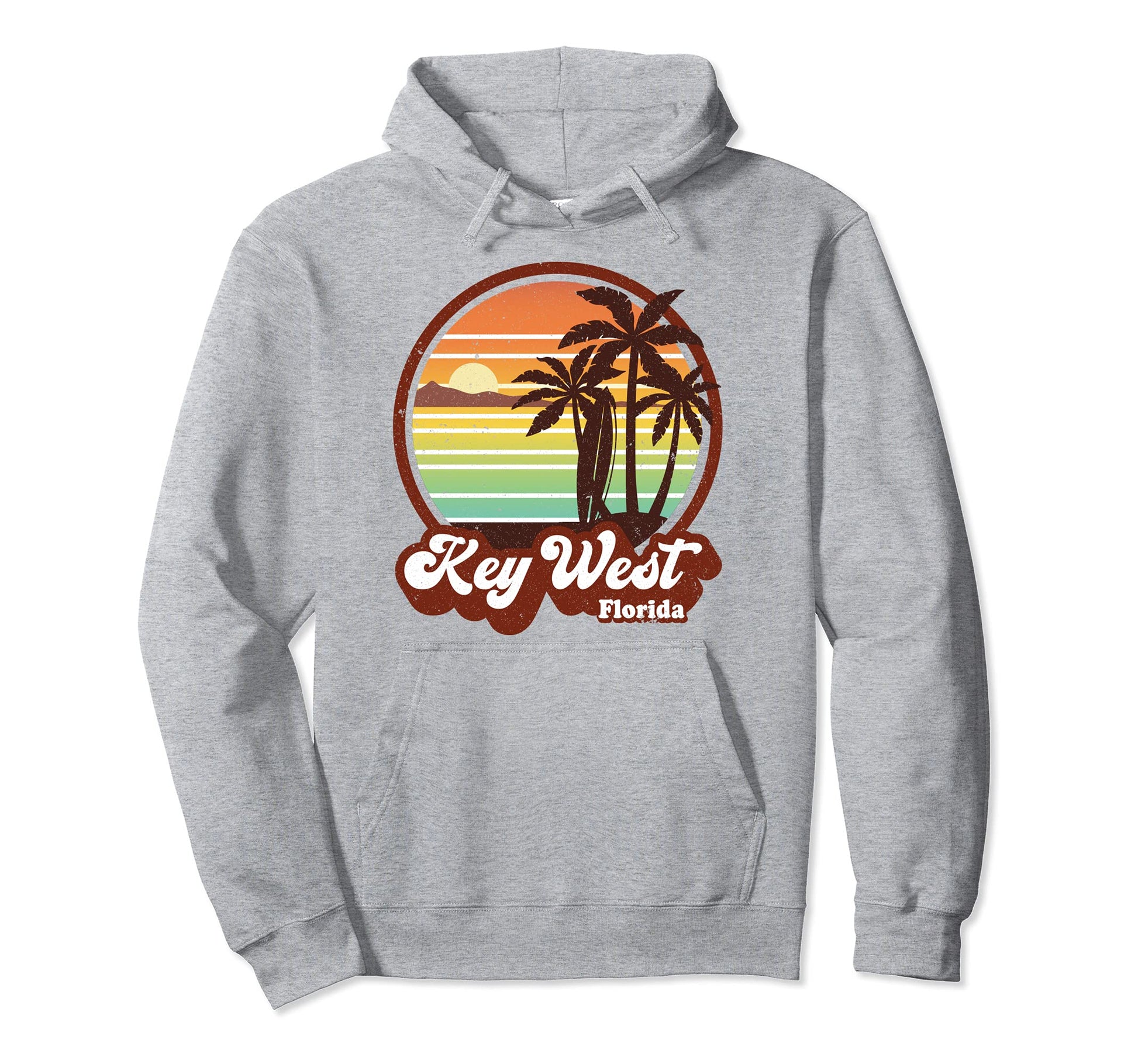 Key West Souvenirs Florida Surf Hoodie - Streetwear Style Men Women - T-Shirt, Sweatshirt, Hoodie