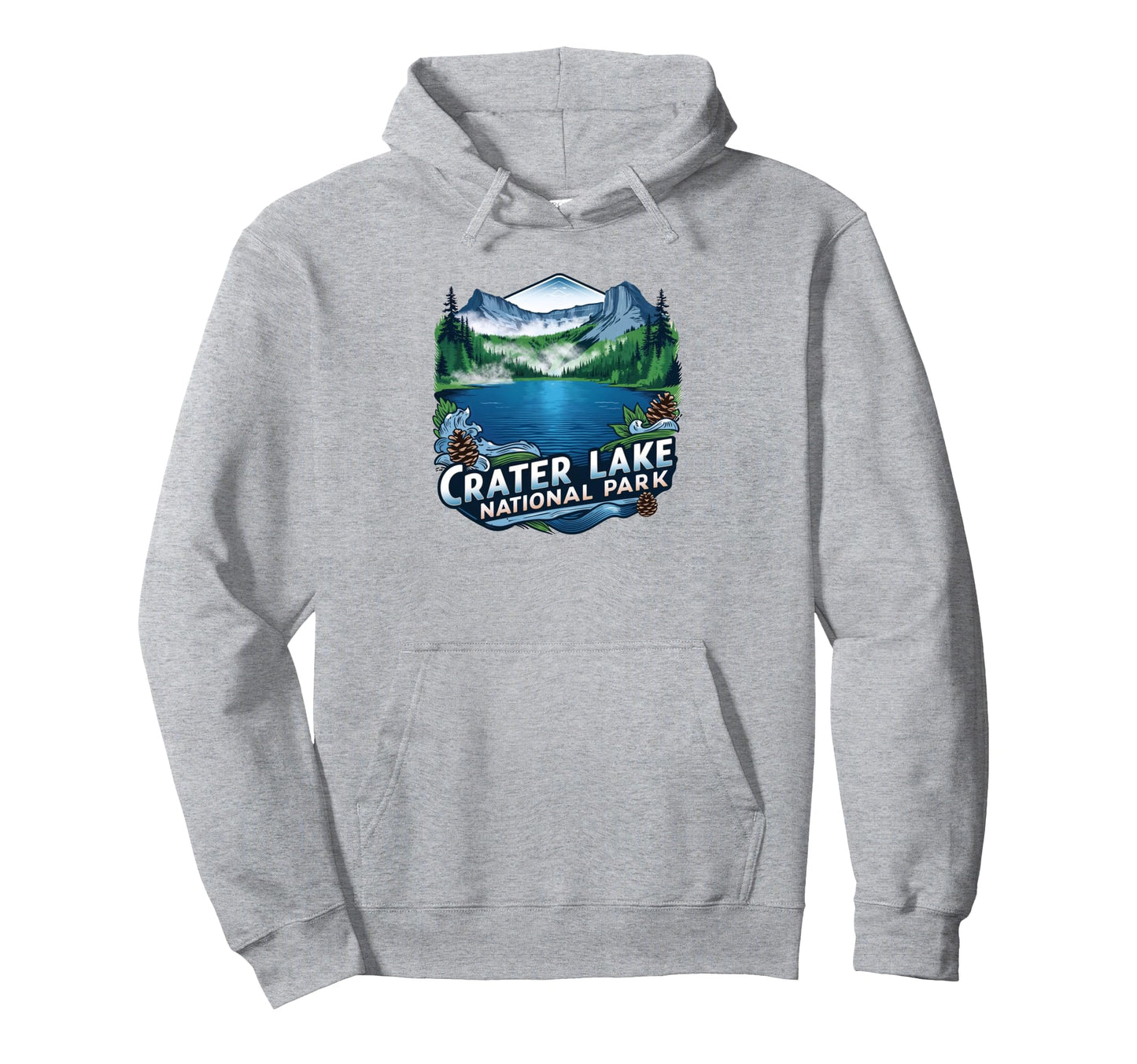 Crater Lake National Park Oregon Hoodie - Aesthetic Graphic Unisex - T-Shirt, Sweatshirt, Hoodie