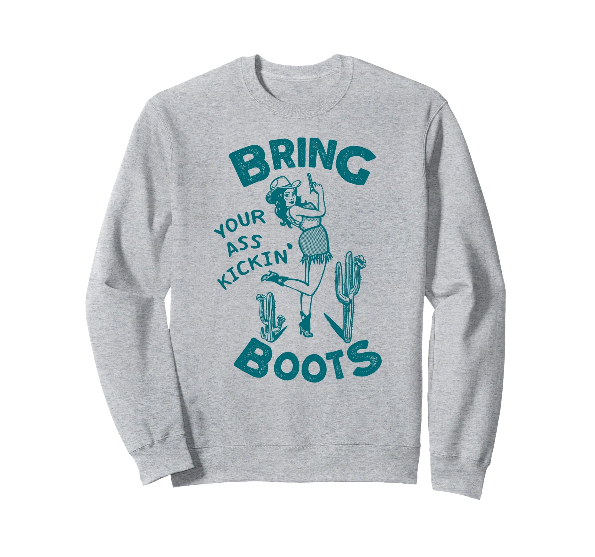 Cowgirl Western Southern Texas Sweatshirt - Streetwear Style for Adults - T-Shirt, Sweatshirt, Hoodie