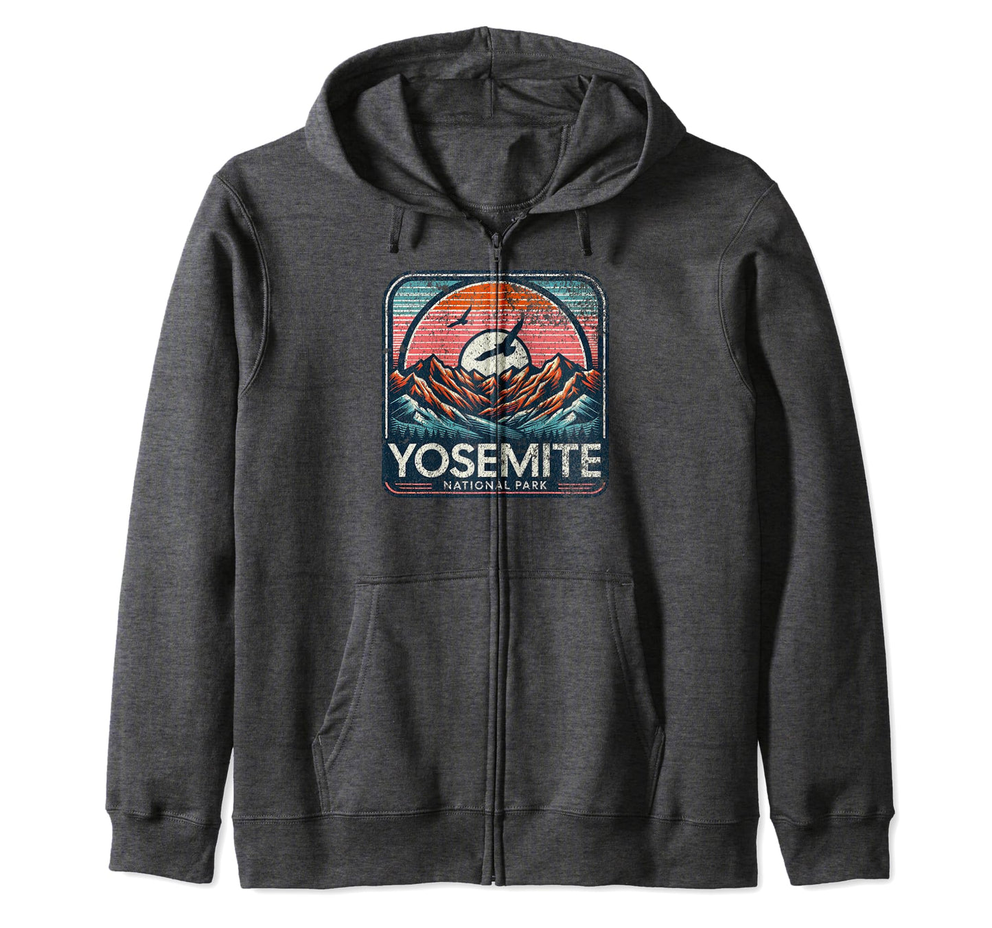 Yosemite National Park California Hoodie - Fun Novelty Design for Adults - T-Shirt, Sweatshirt, Hoodie