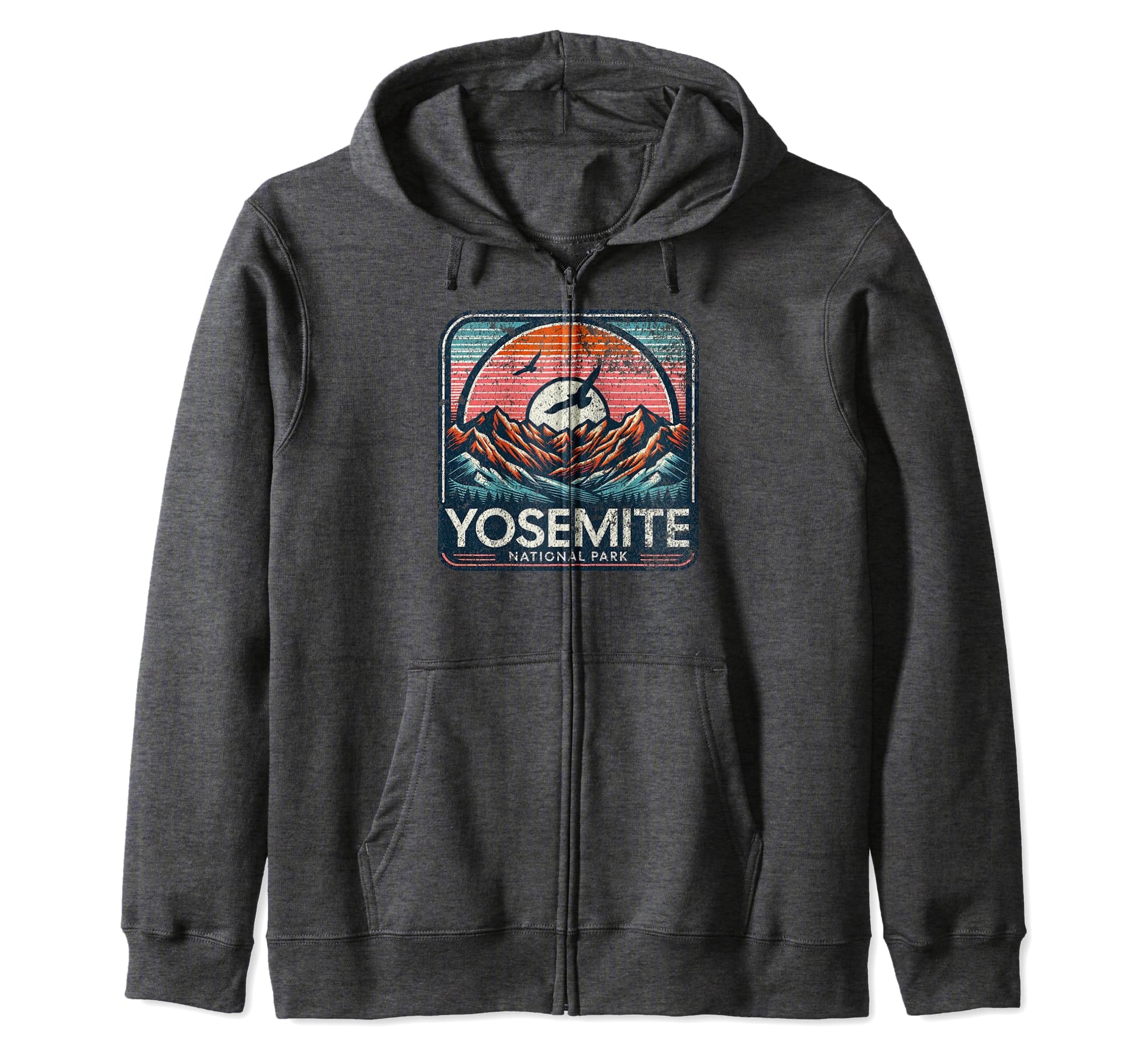 Yosemite National Park California Hoodie - Fun Novelty Design for Adults - T-Shirt, Sweatshirt, Hoodie