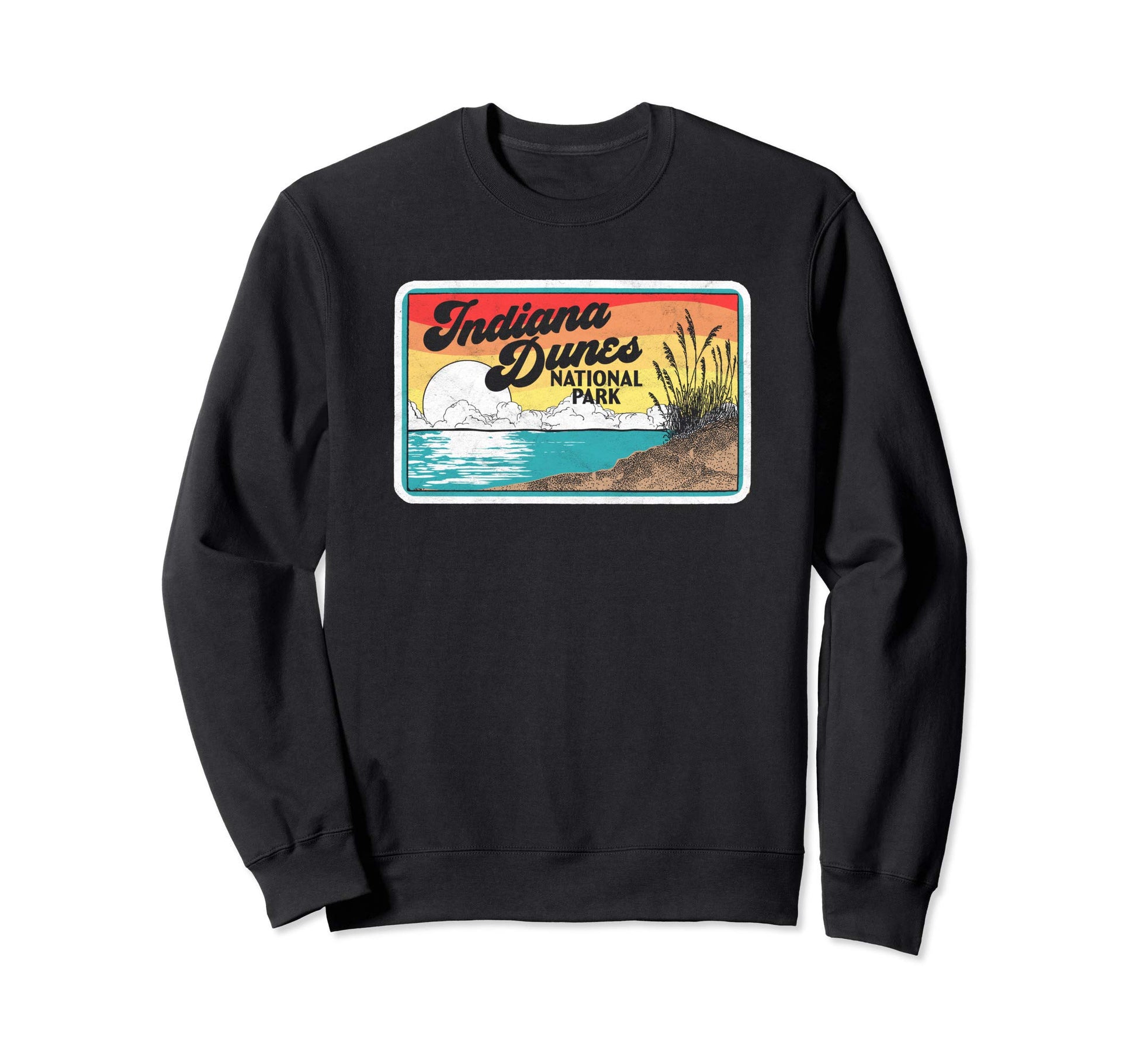 Indiana Dunes National Park 80S Sweatshirt - Unique Graphic Unisex - T-Shirt, Sweatshirt, Hoodie