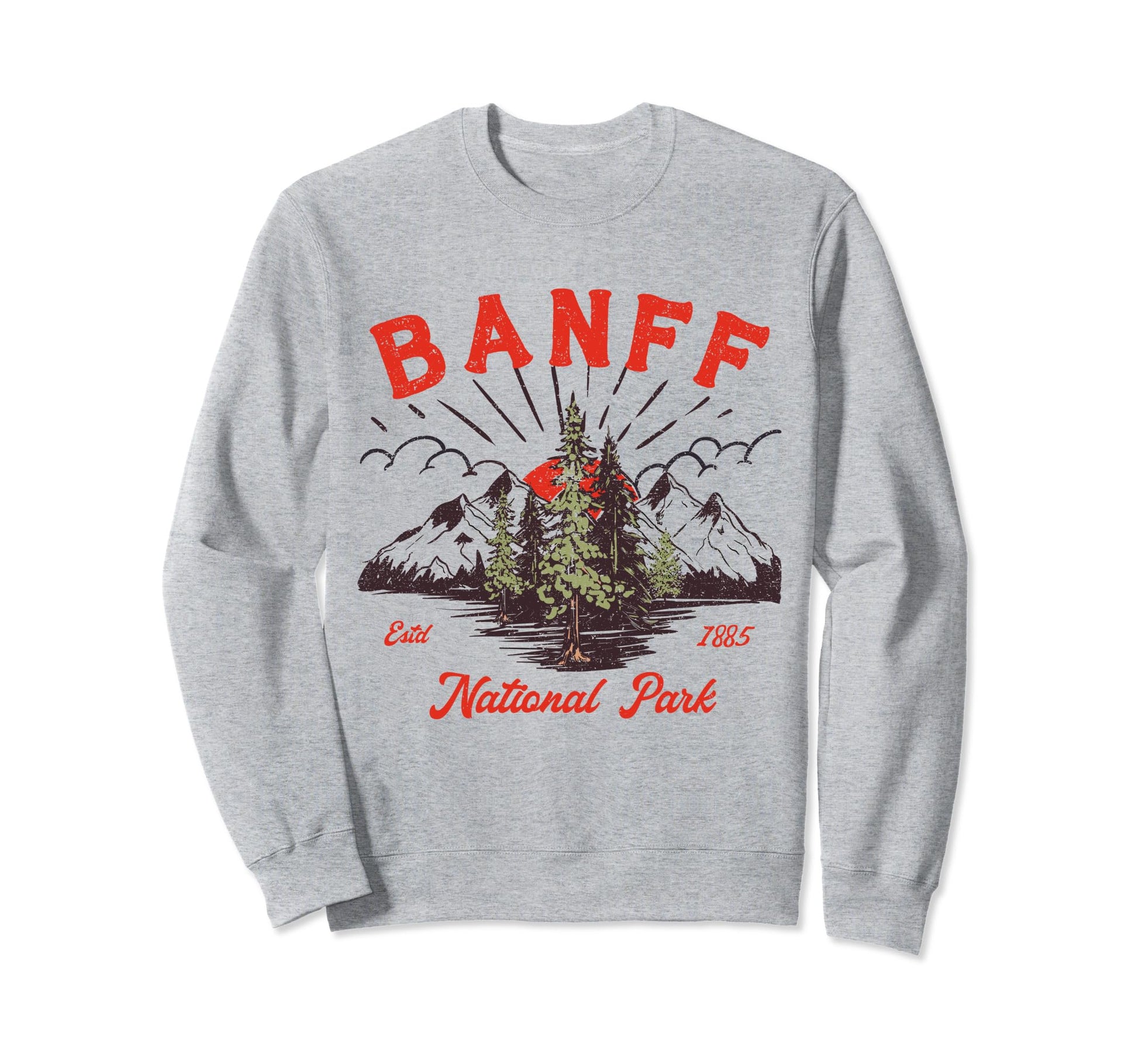 Banff Canadian National Park Sweatshirt - Aesthetic Graphic Unisex - T-Shirt, Sweatshirt, Hoodie