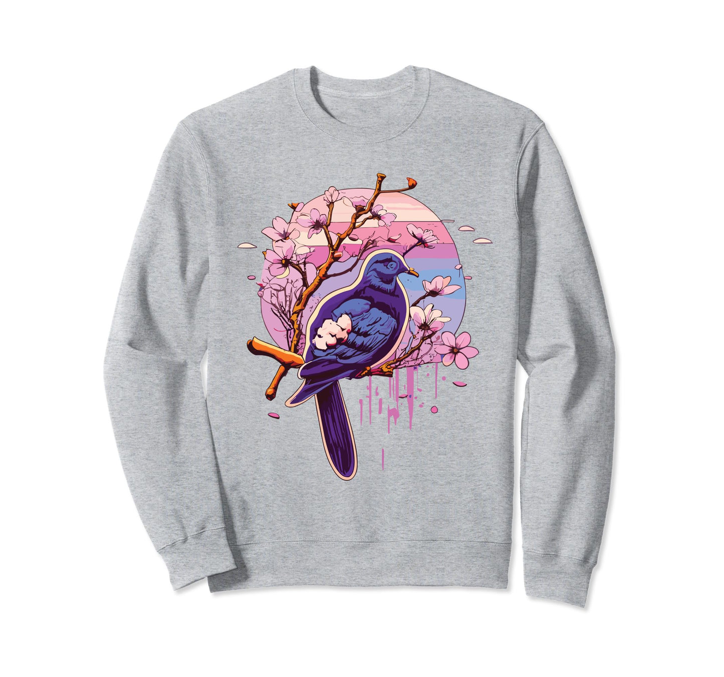 Aesthetic Cherry Blossom Japanese Sweatshirt - Trendy Graphic Unisex - T-Shirt, Sweatshirt, Hoodie