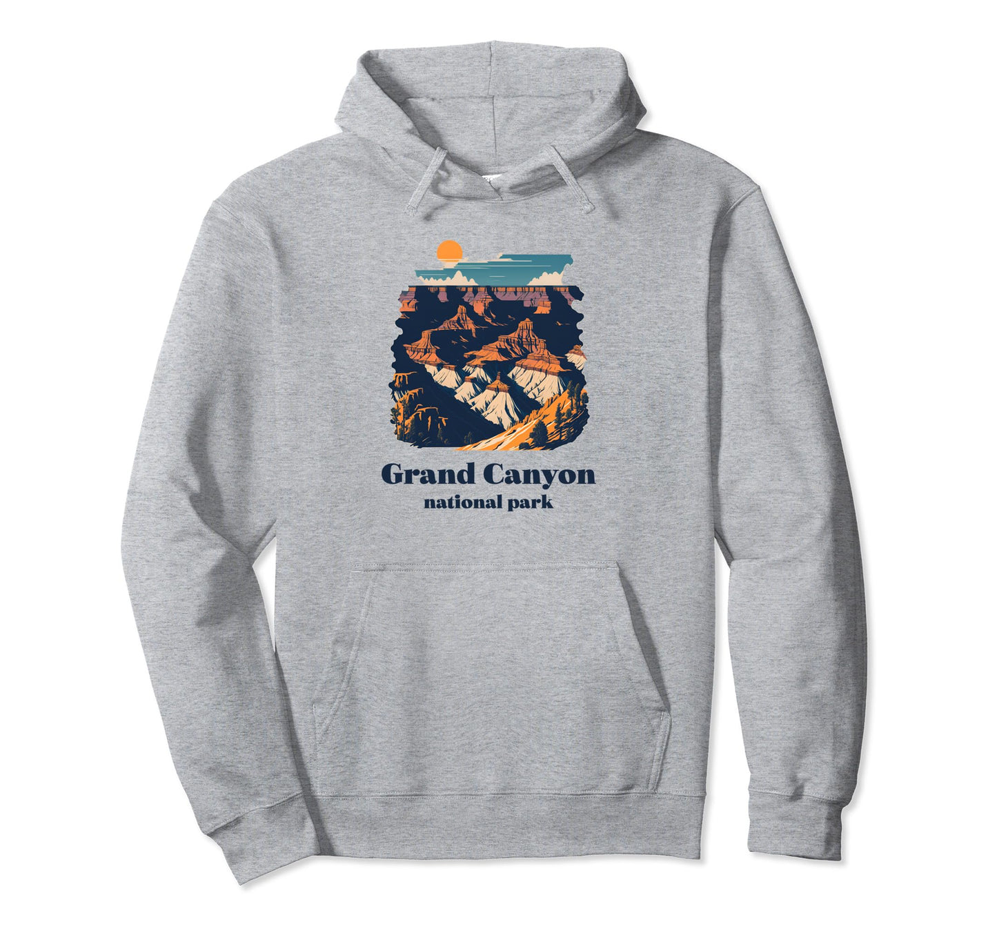 Grand Canyon National Park Arizona Hoodie - Trendy Graphic for Adults - T-Shirt, Sweatshirt, Hoodie