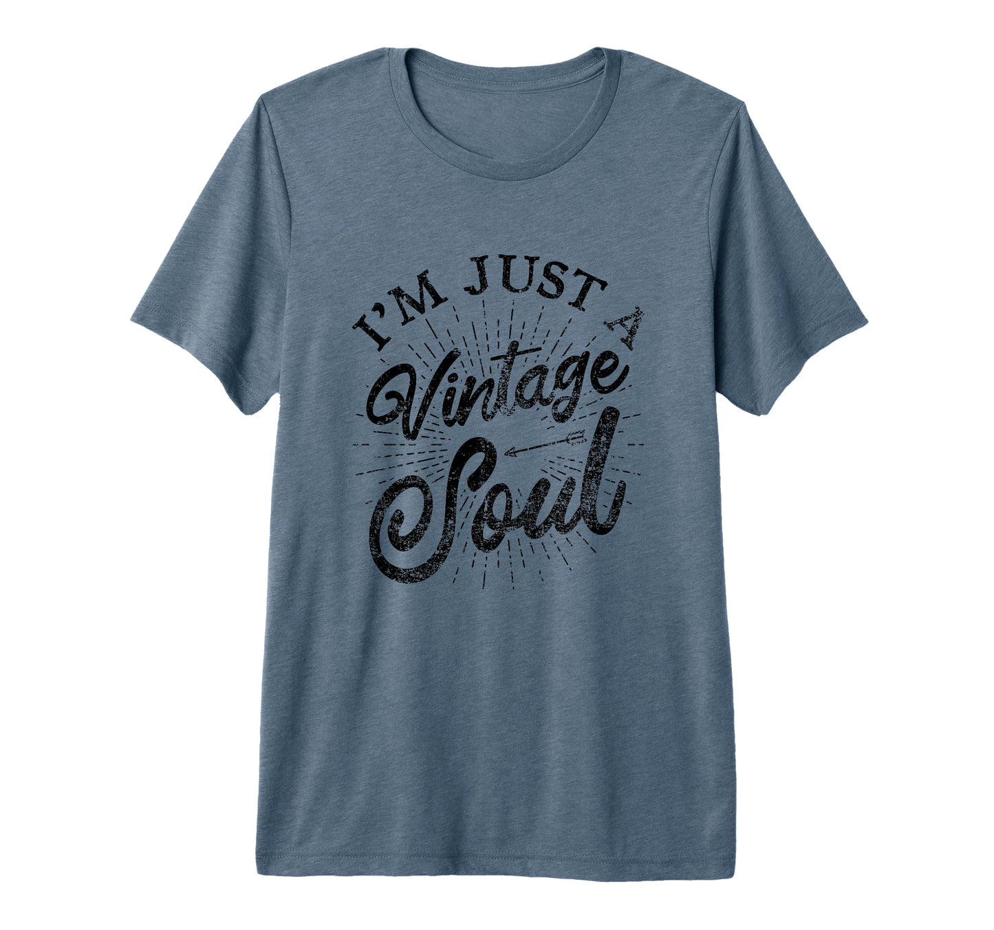 Im Just Soul Boho Hippie Tri Blend T-Shirt - Graphic Print Men Women - T-Shirt, Sweatshirt, Hoodie