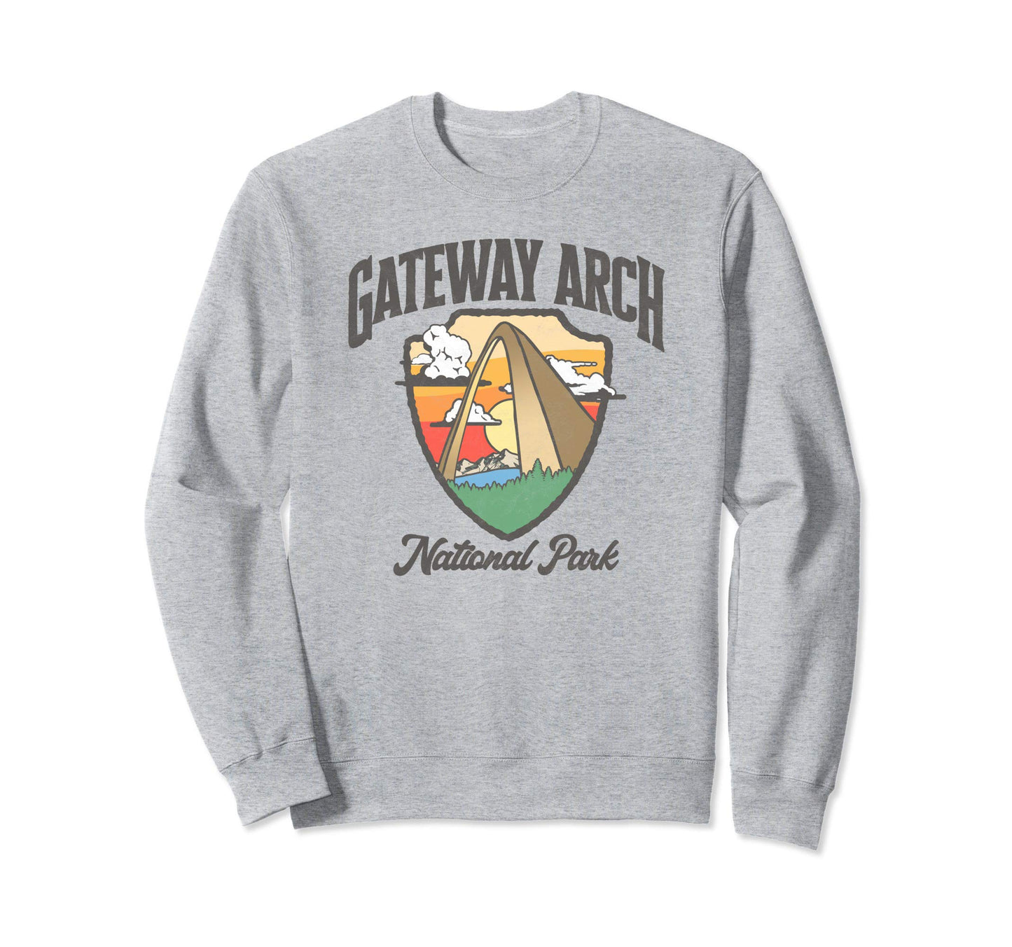Gateway Arch National Park Sweatshirt - Fun Novelty Design Men Women - T-Shirt, Sweatshirt, Hoodie