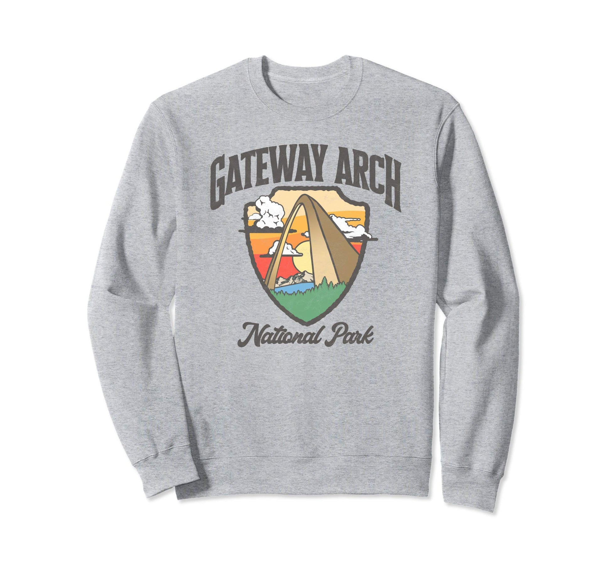 Gateway Arch National Park Sweatshirt - Fun Novelty Design Men Women - T-Shirt, Sweatshirt, Hoodie