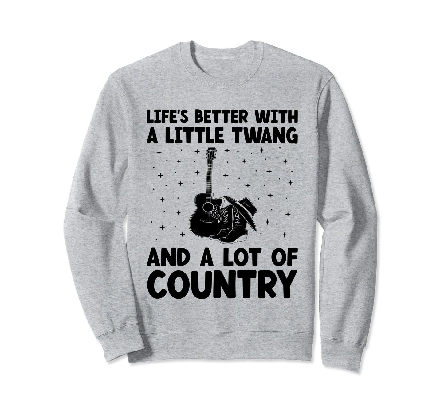 County Music Music Lover Western Sweatshirt - Unique Graphic for Adults - T-Shirt, Sweatshirt, Hoodie