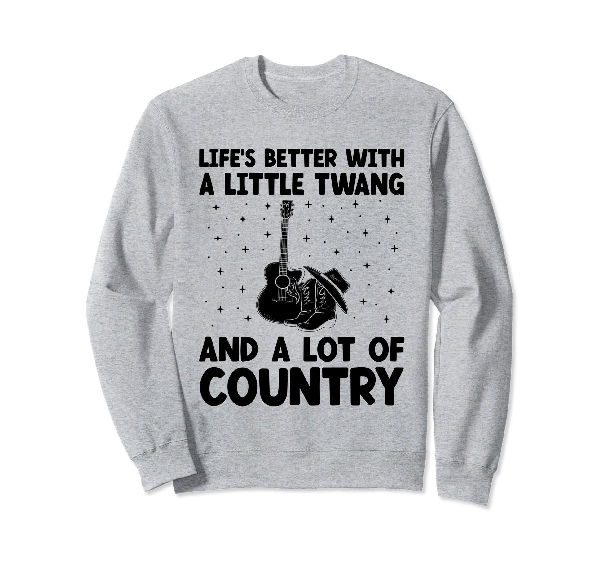 County Music Music Lover Western Sweatshirt - Unique Graphic for Adults - T-Shirt, Sweatshirt, Hoodie