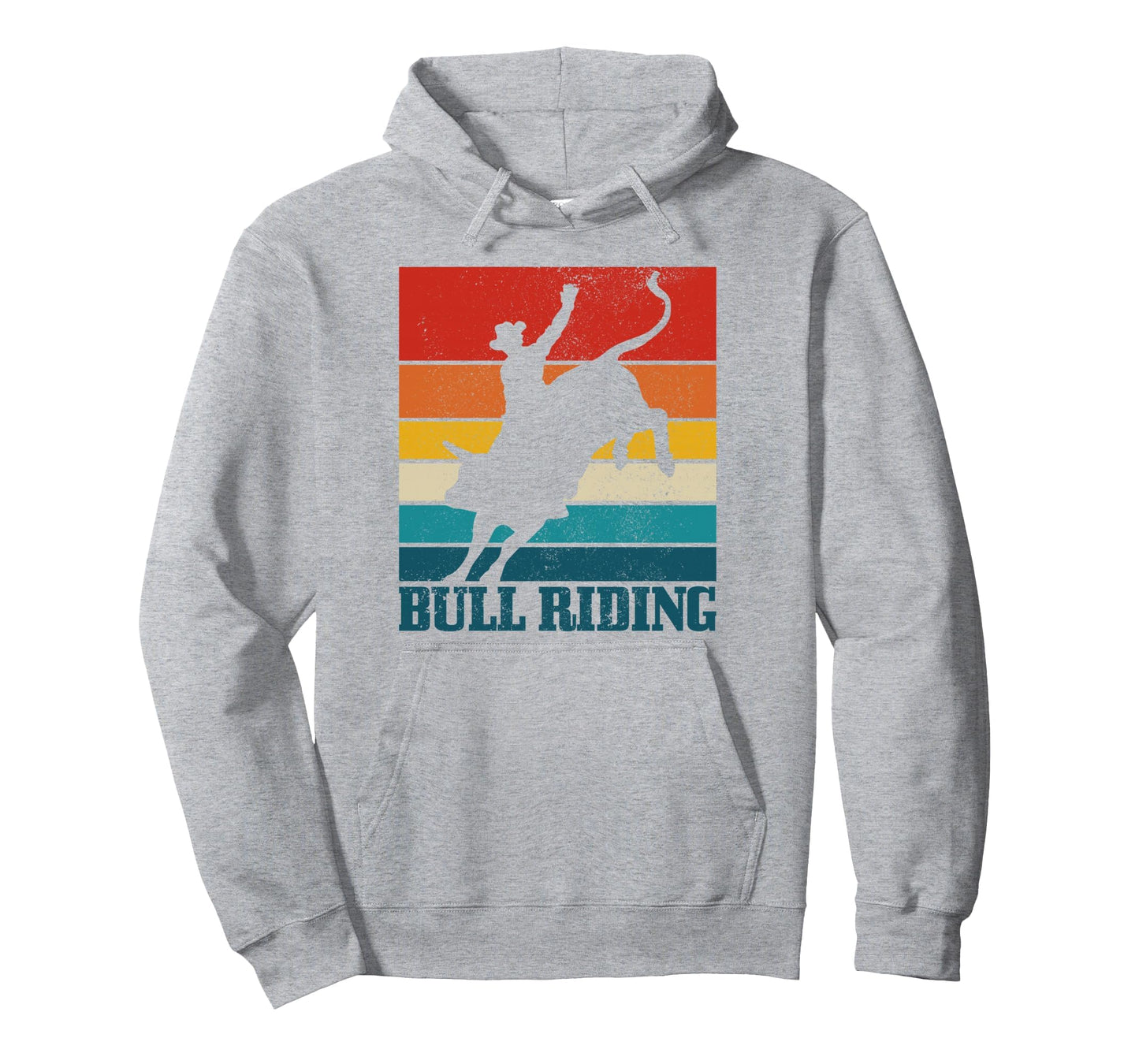 Bullriding Rodeo Cowboy Western Bull Hoodie - Unique Graphic Men Women - T-Shirt, Sweatshirt, Hoodie