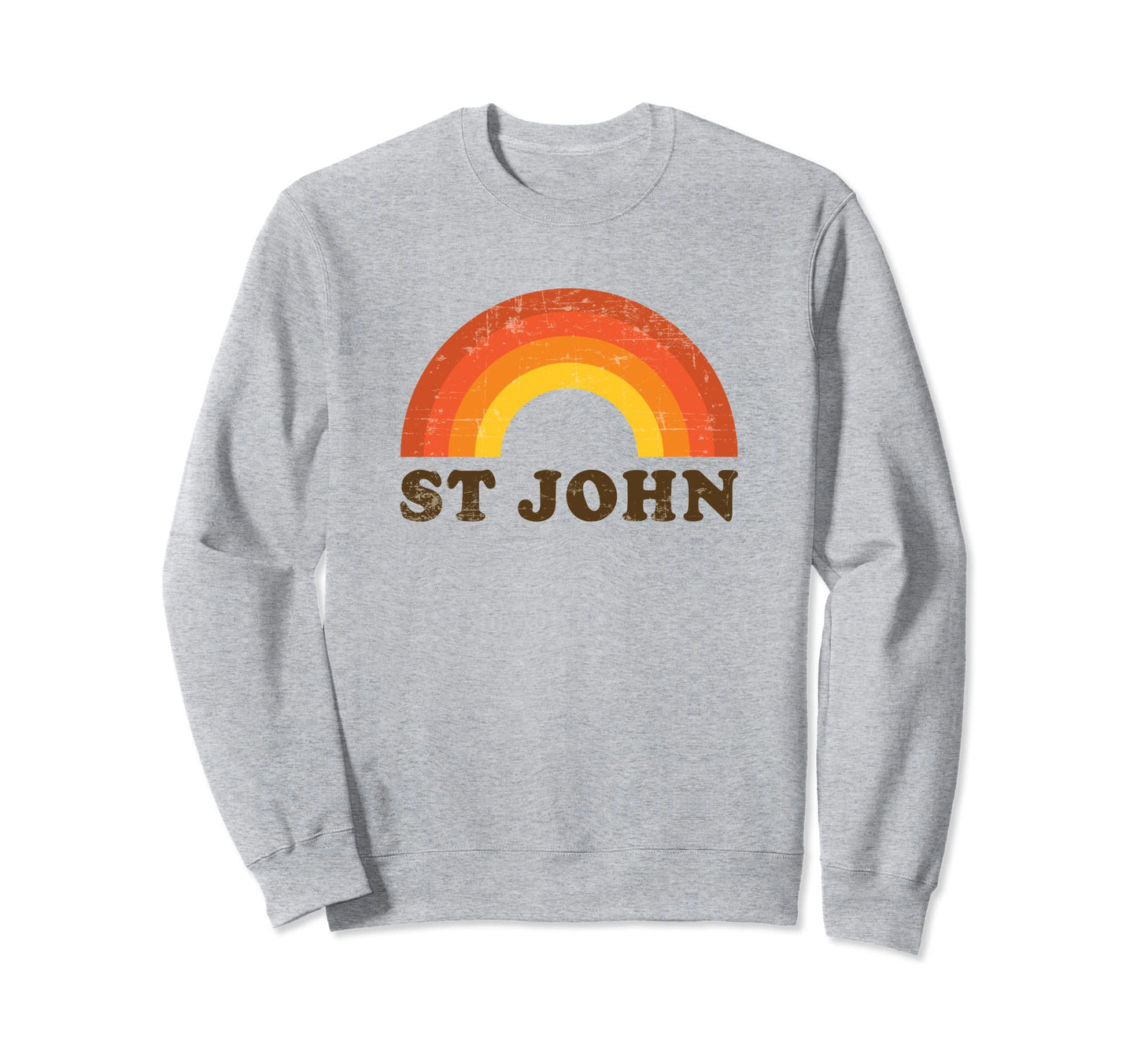 St John Usvi Rainbow Souvenir 60S Sweatshirt - Novelty Apparel Men Women - T-Shirt, Sweatshirt, Hoodie