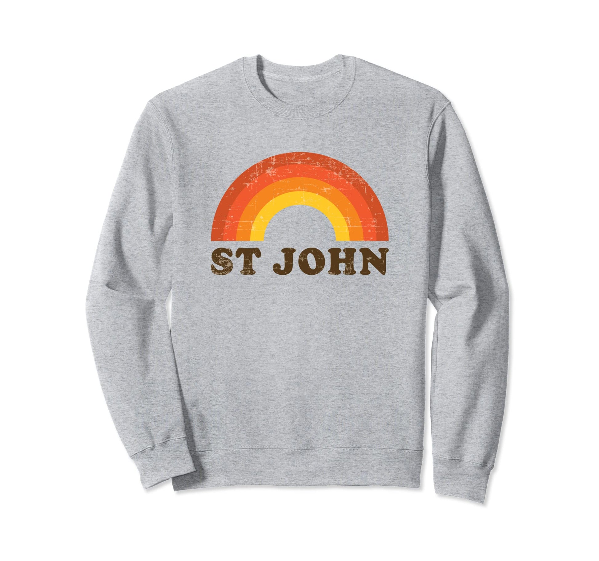 St John Usvi Rainbow Souvenir 60S Sweatshirt - Novelty Apparel Men Women - T-Shirt, Sweatshirt, Hoodie