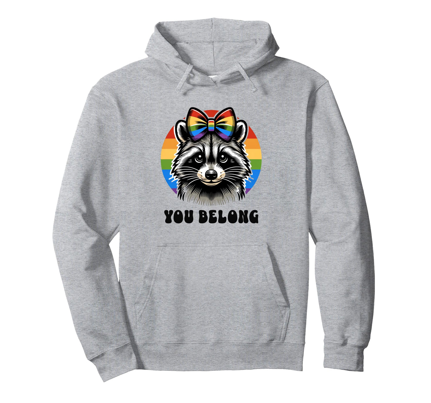 You Belong Equality Rainbow Coquette Hoodie - Streetwear Style Unisex - T-Shirt, Sweatshirt, Hoodie