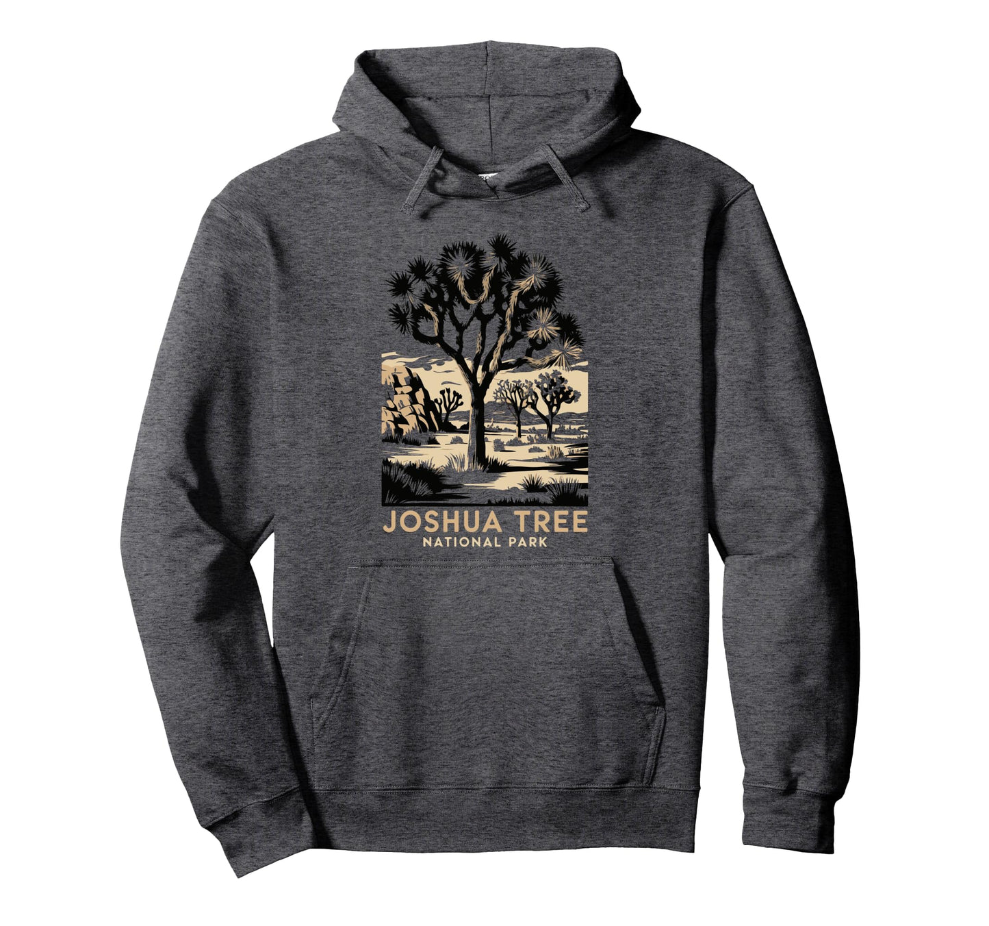 Joshua Tree National Park Art California Hoodie - Fun Novelty Design Unisex - T-Shirt, Sweatshirt, Hoodie