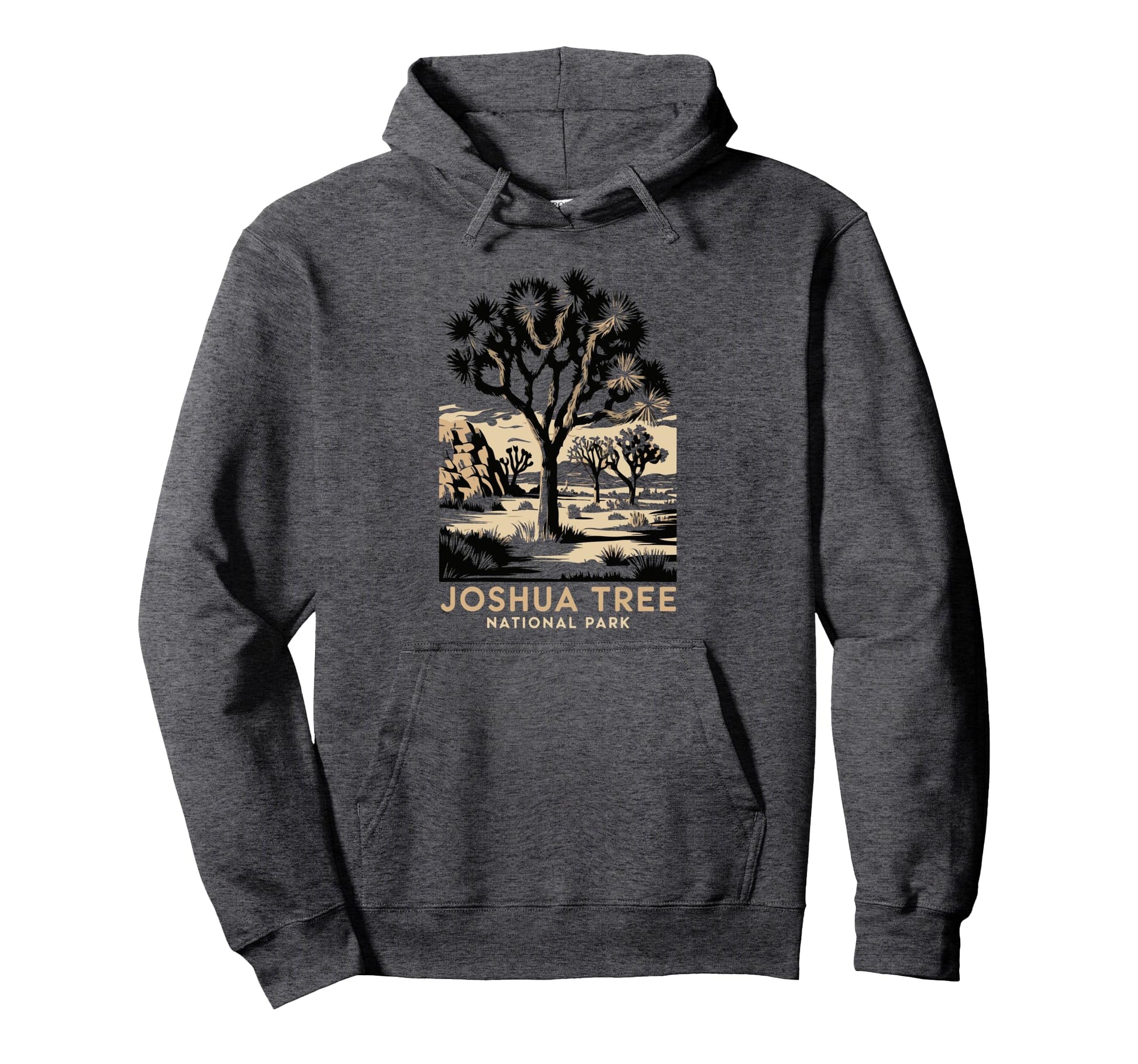 Joshua Tree National Park Art California Hoodie - Fun Novelty Design Unisex - T-Shirt, Sweatshirt, Hoodie