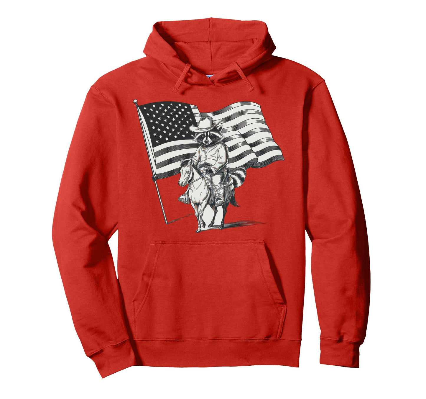 Raccoon 90S Country Music Western Hoodie - Minimalist Print Men Women - T-Shirt, Sweatshirt, Hoodie