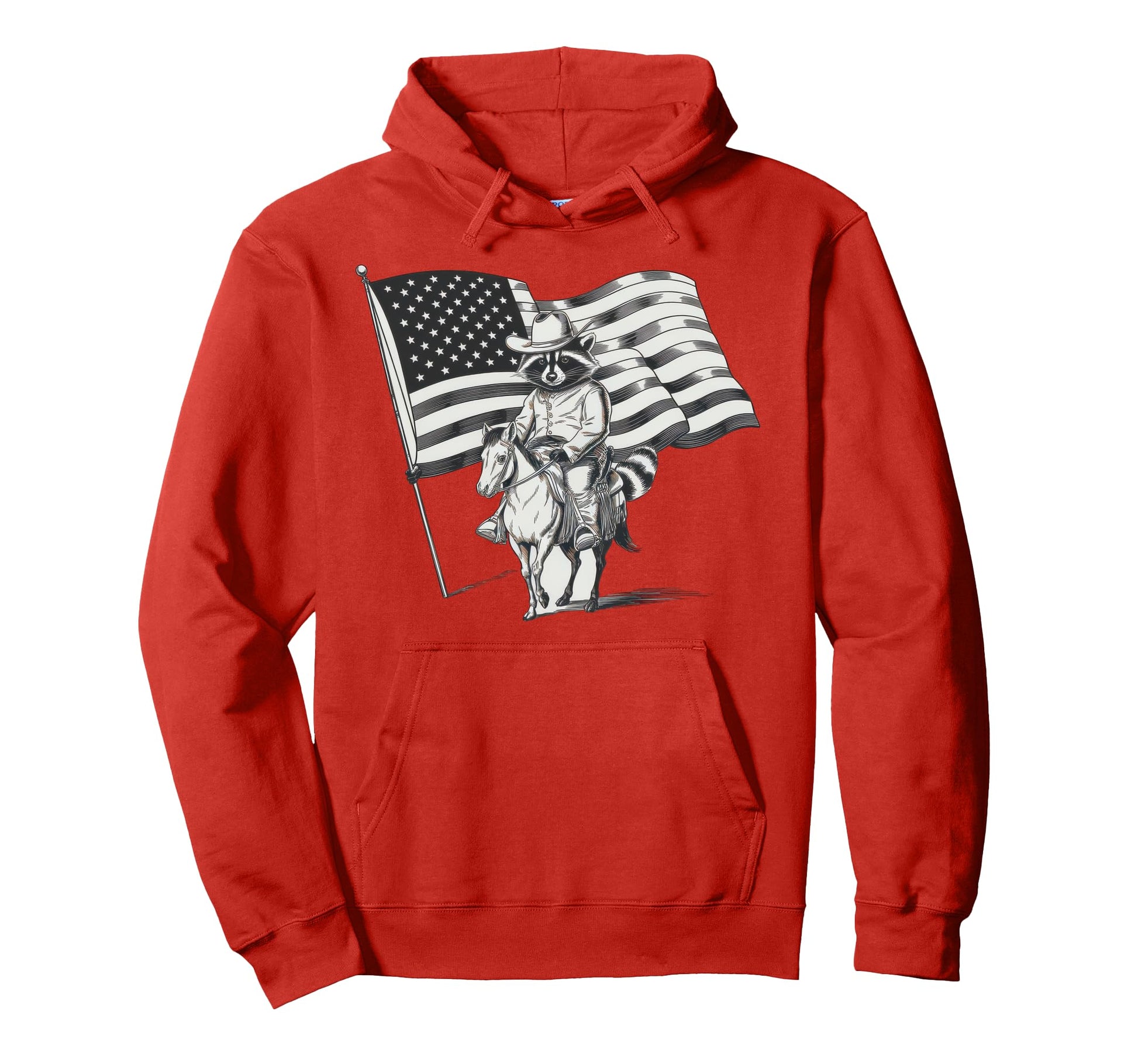 Raccoon 90S Country Music Western Hoodie - Minimalist Print Men Women - T-Shirt, Sweatshirt, Hoodie