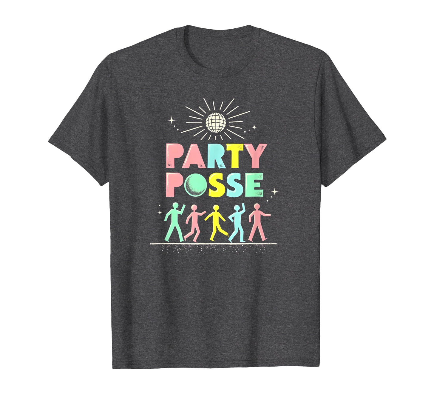 Party Posse Disco Fever Squad Night T-Shirt - Aesthetic Graphic Men Women - T-Shirt, Sweatshirt, Hoodie