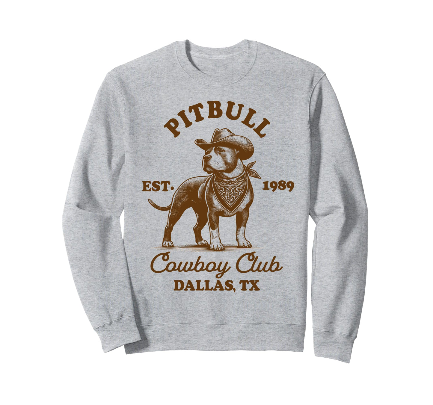 Pitbull Mom Pitbull Lover Western Sweatshirt - Trendy Graphic for Adults - T-Shirt, Sweatshirt, Hoodie