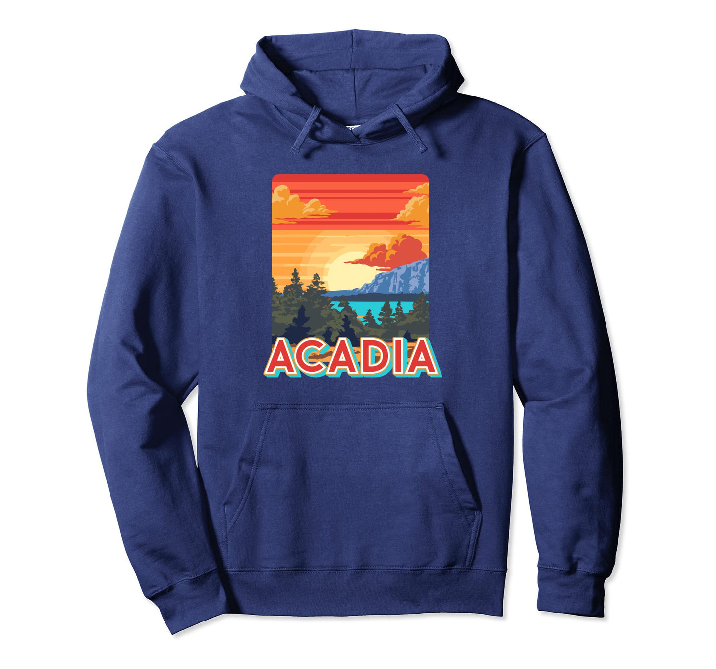 Acadia National Park Maine Park Sunset Hoodie - Aesthetic Graphic Unisex - T-Shirt, Sweatshirt, Hoodie