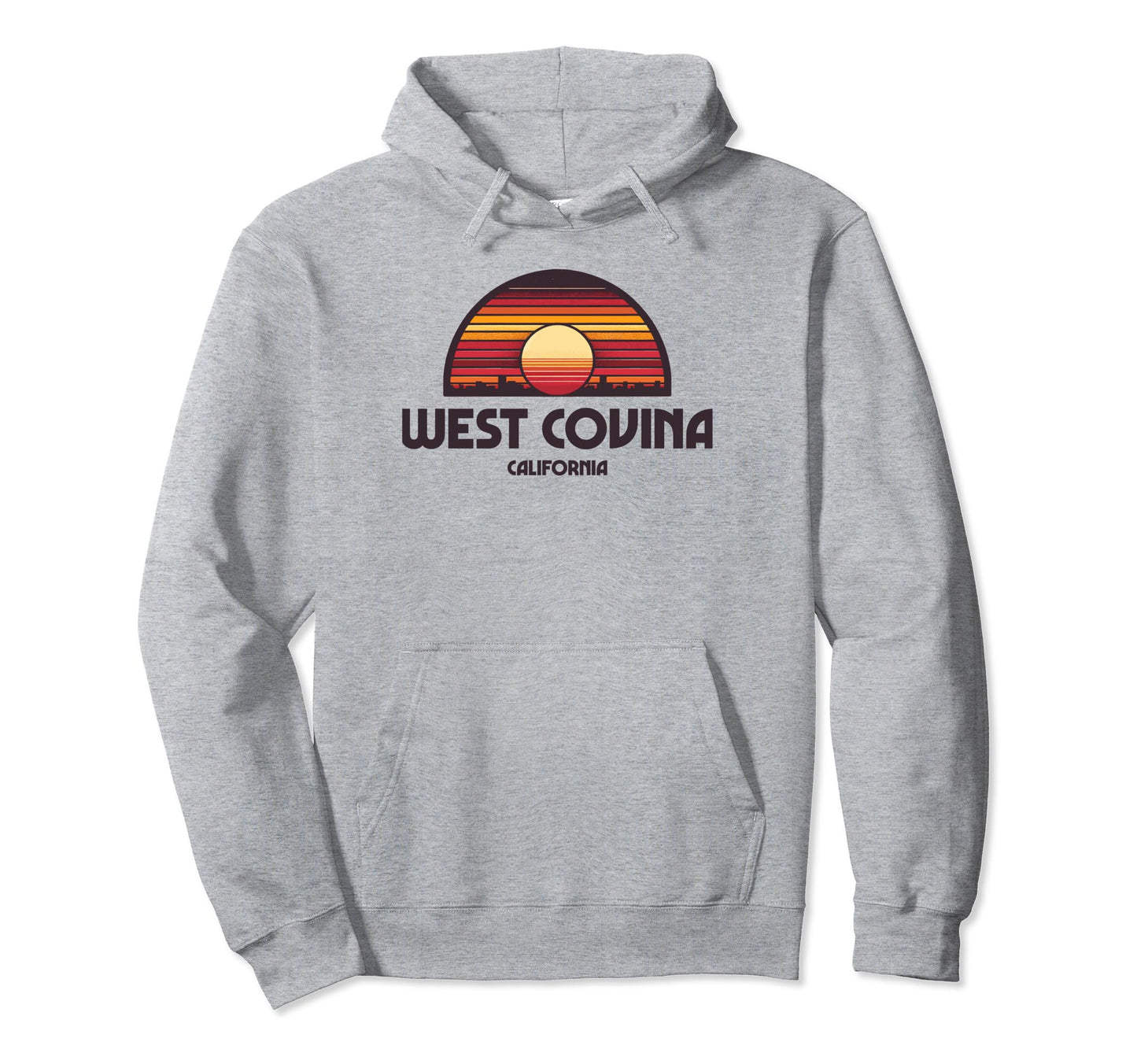 West Covina California Sunset Inspired Hoodie - Graphic Print for Adults - T-Shirt, Sweatshirt, Hoodie