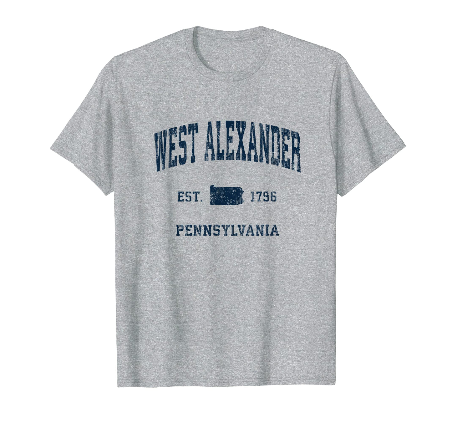 West Alexander Pennsylvania Pa Athletic T-Shirt - Trendy Graphic Unisex - T-Shirt, Sweatshirt, Hoodie
