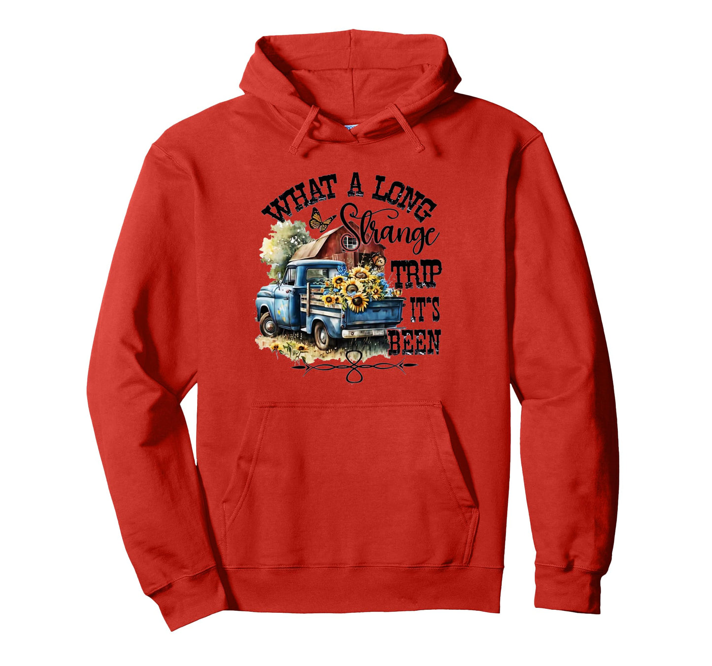 What Long Strange Trip Its Been Hoodie - Aesthetic Graphic Men Women - T-Shirt, Sweatshirt, Hoodie